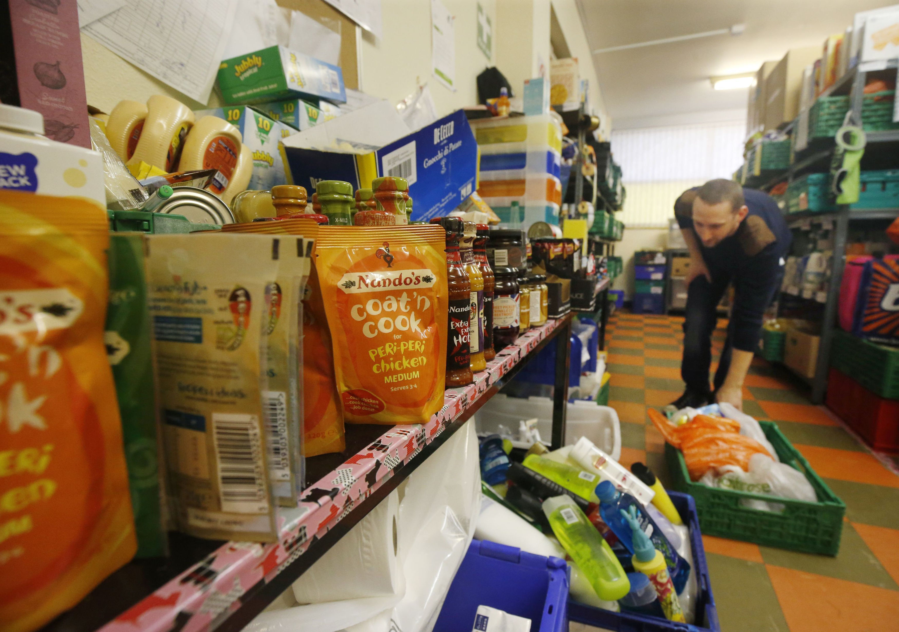 A Trussell Trust foodbank (Danny Lawson/PA Wire)