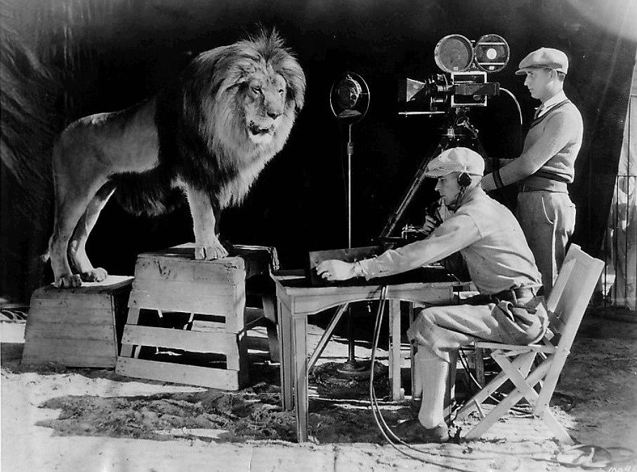 The recording of Jackie’s roar for the famous MGM movies