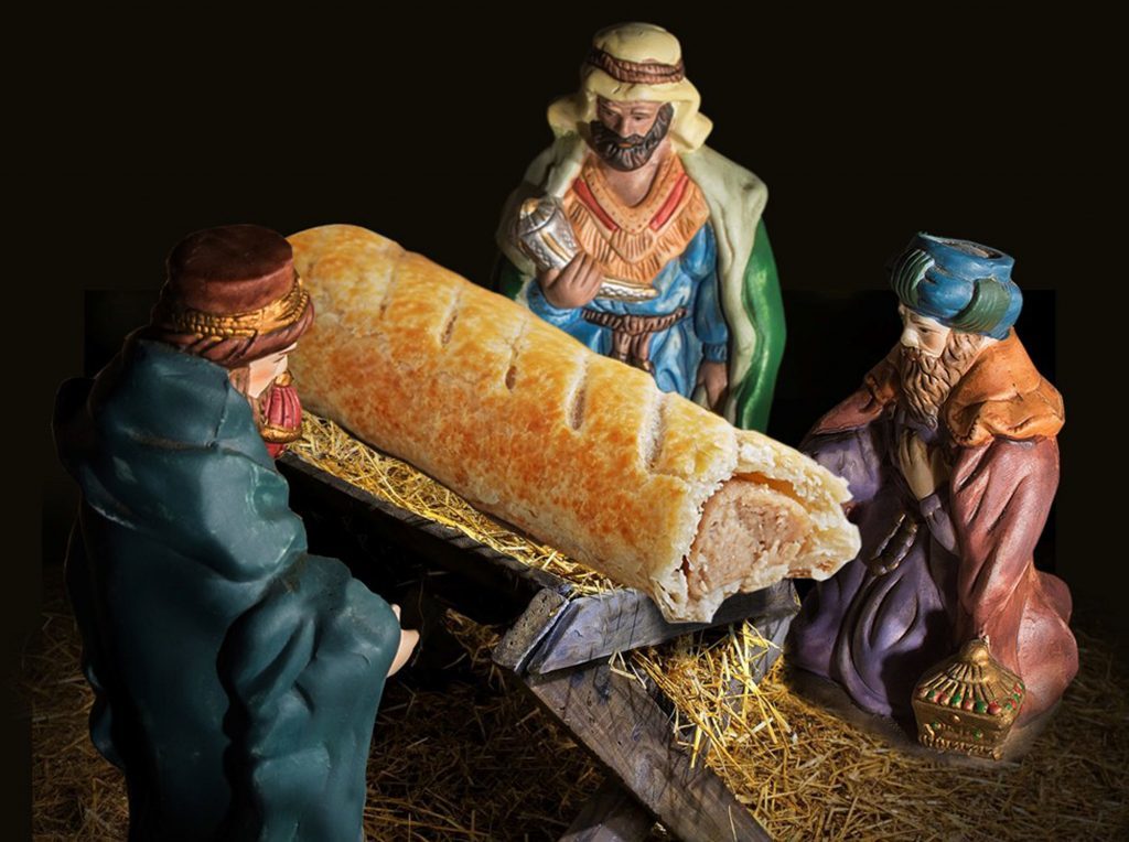 The picture used in promotion for the new Greggs advert calendar (Taylor Herring/Greggs/PA Wire)