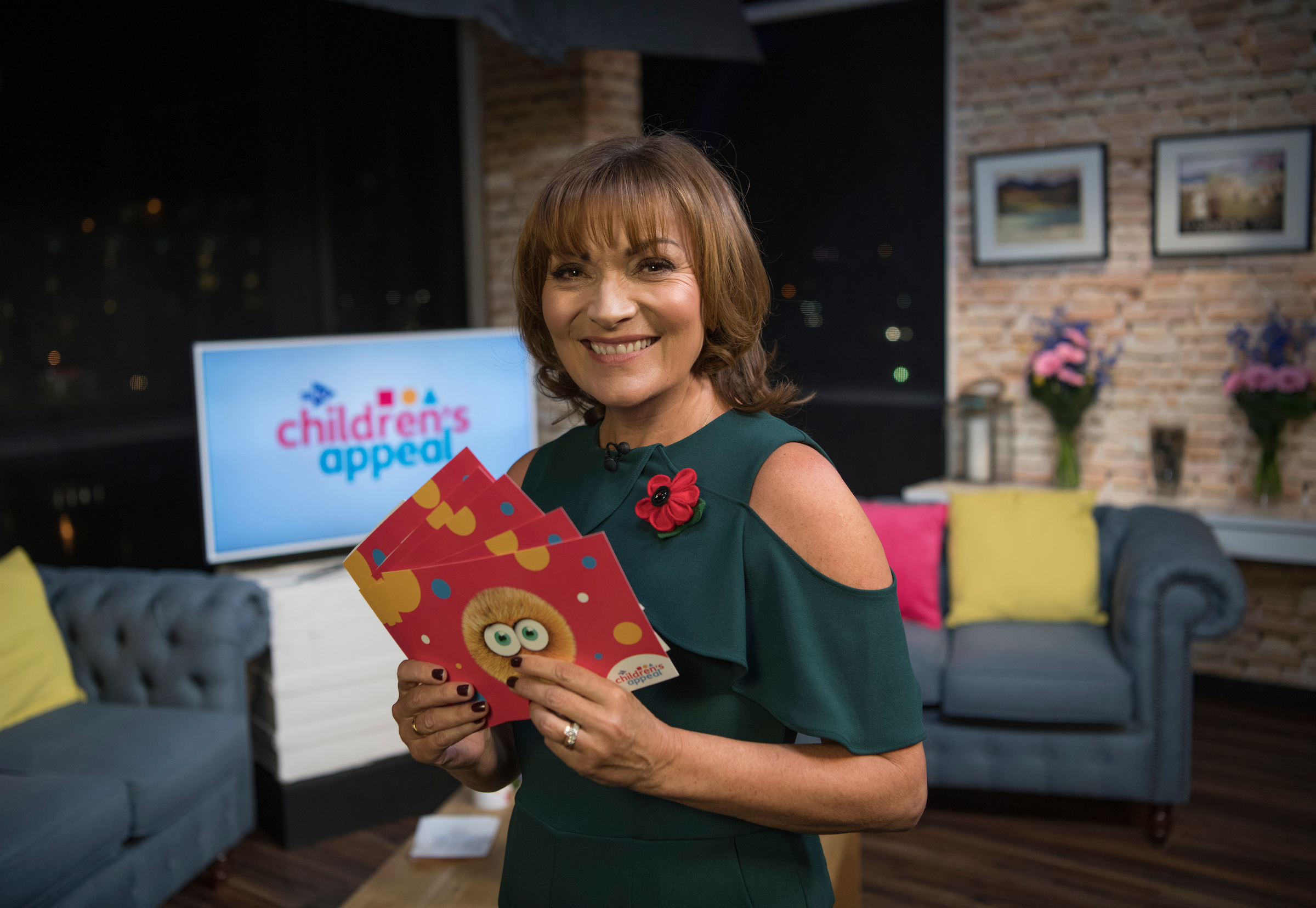 Lorraine Kelly, a trustee of the STV Children's Appeal during the live show, as a fundraising drive has raised more than £2.6 million for children and young people in Scotland. (Graeme Hunter/STV/PA Wire)