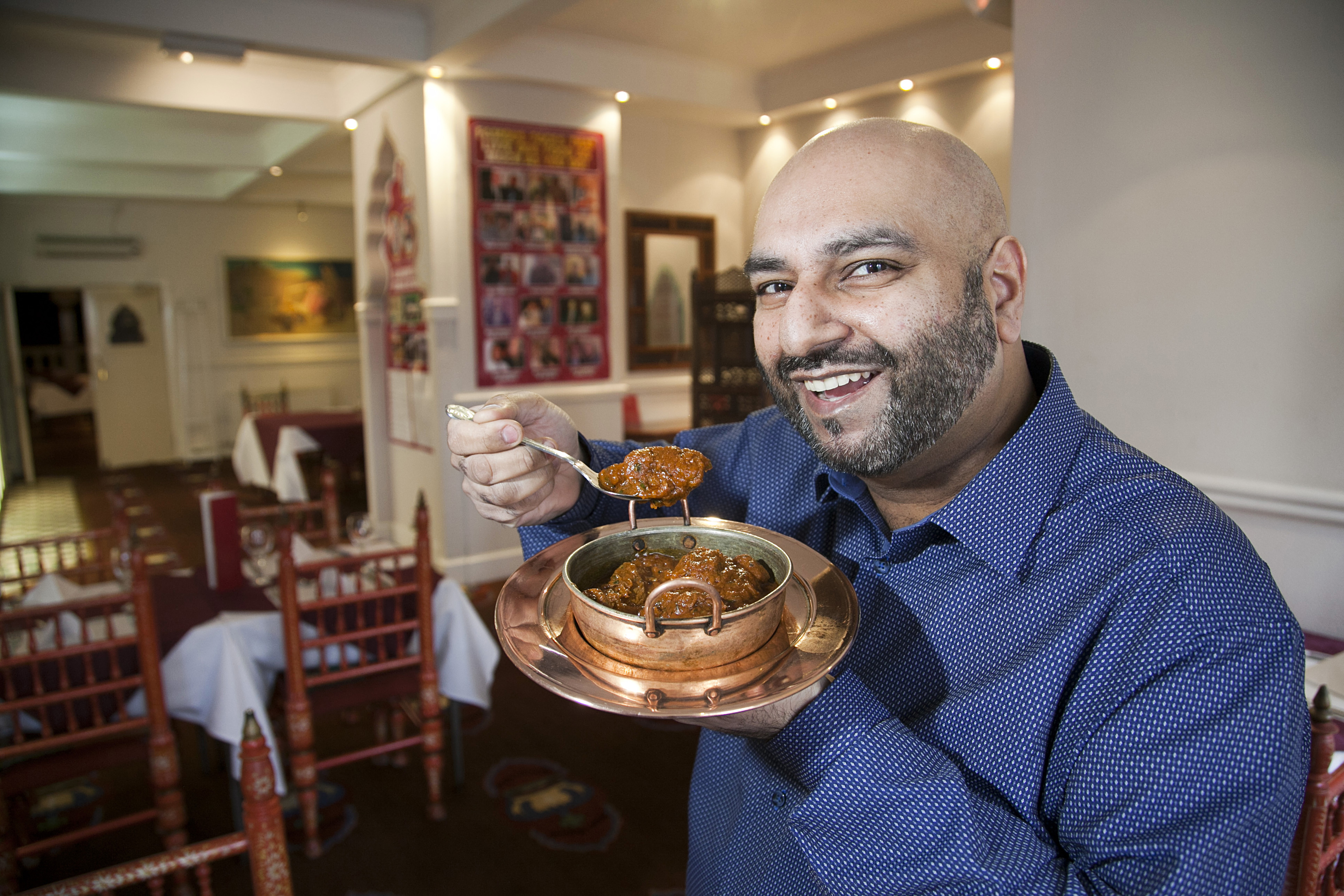 Waseem Tahir, owner of The Koh-I-Noor and author of a book about curries called The Full Bhoona (Alistair Linford)
