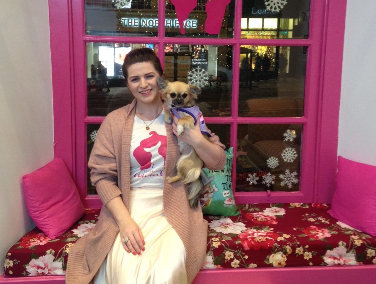 Owner Tanya Salitura with chihuahua Cleo (Gillian Furmage/DC Thomson)