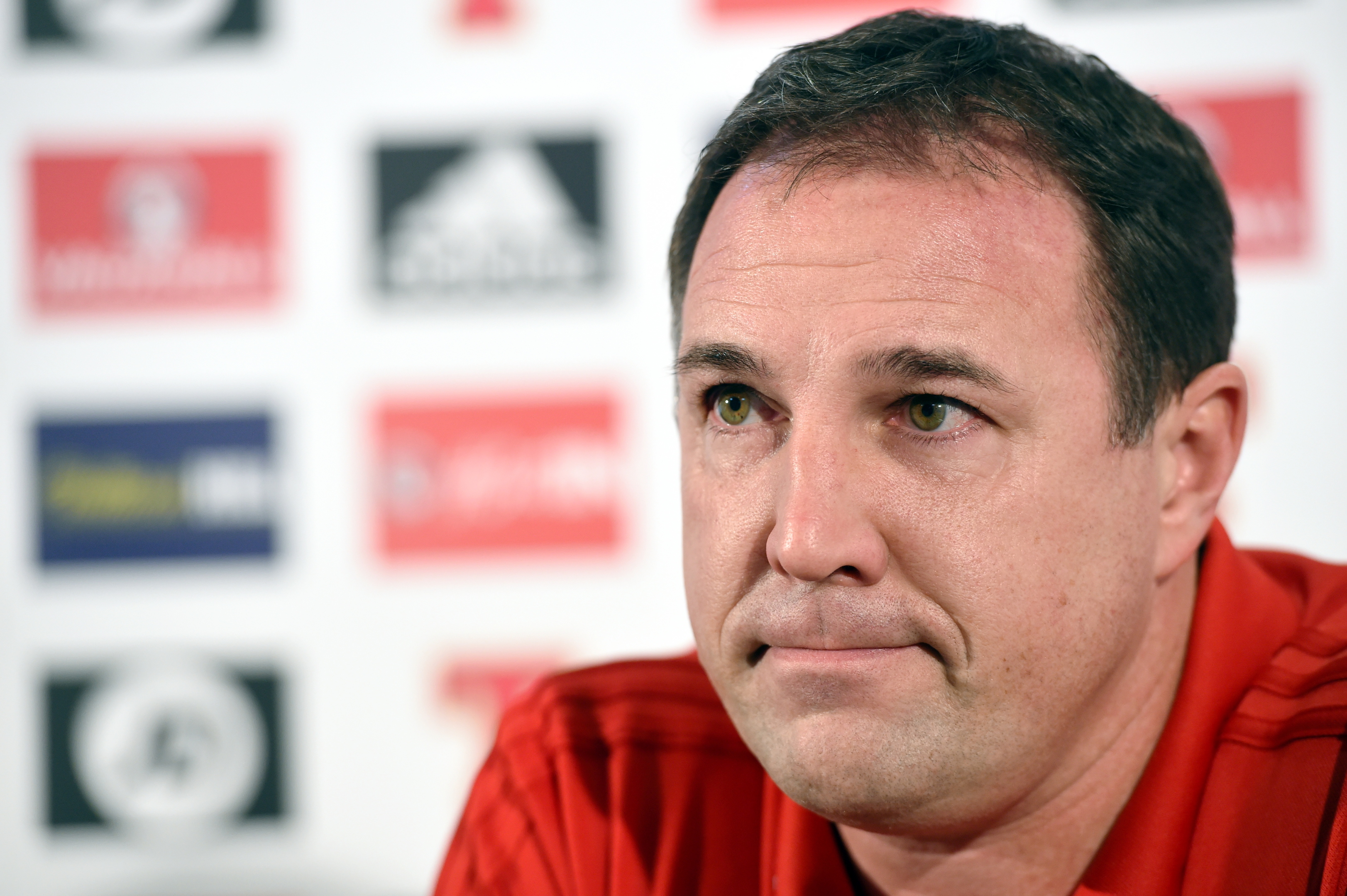 Scotland interim manager Malky Mackay at Pittodrie Stadium (Darrell Benns / DC Thomson)