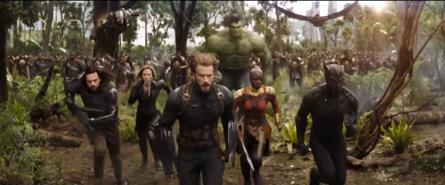 Avengers: Infinity War has been described as an ‘unprecedented cinematic journey 10 years in the making’ (Marvel Entertainment YouTube grab)