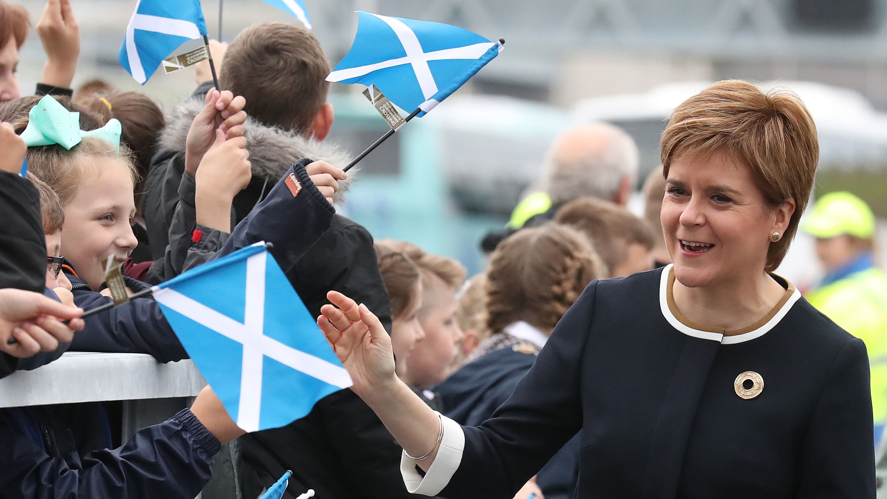 Nicola Sturgeon is calling on Scots to mark St Andrew's Day with an act of kindness (Andrew Milligan/PA)