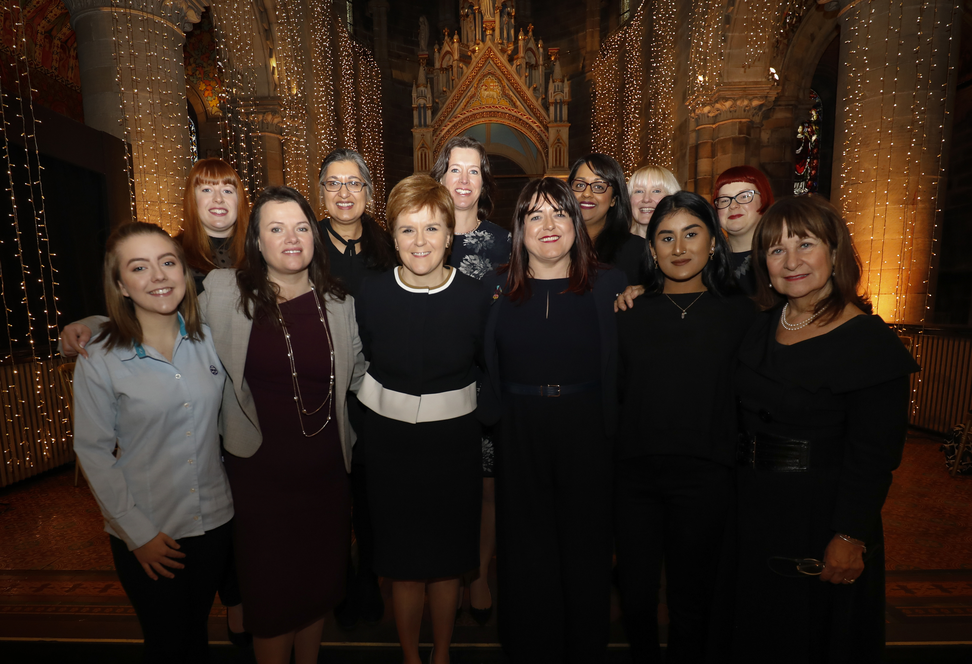 Nicola  Sturgeon with Advisory Council for Women and Girls (Scottish Government)