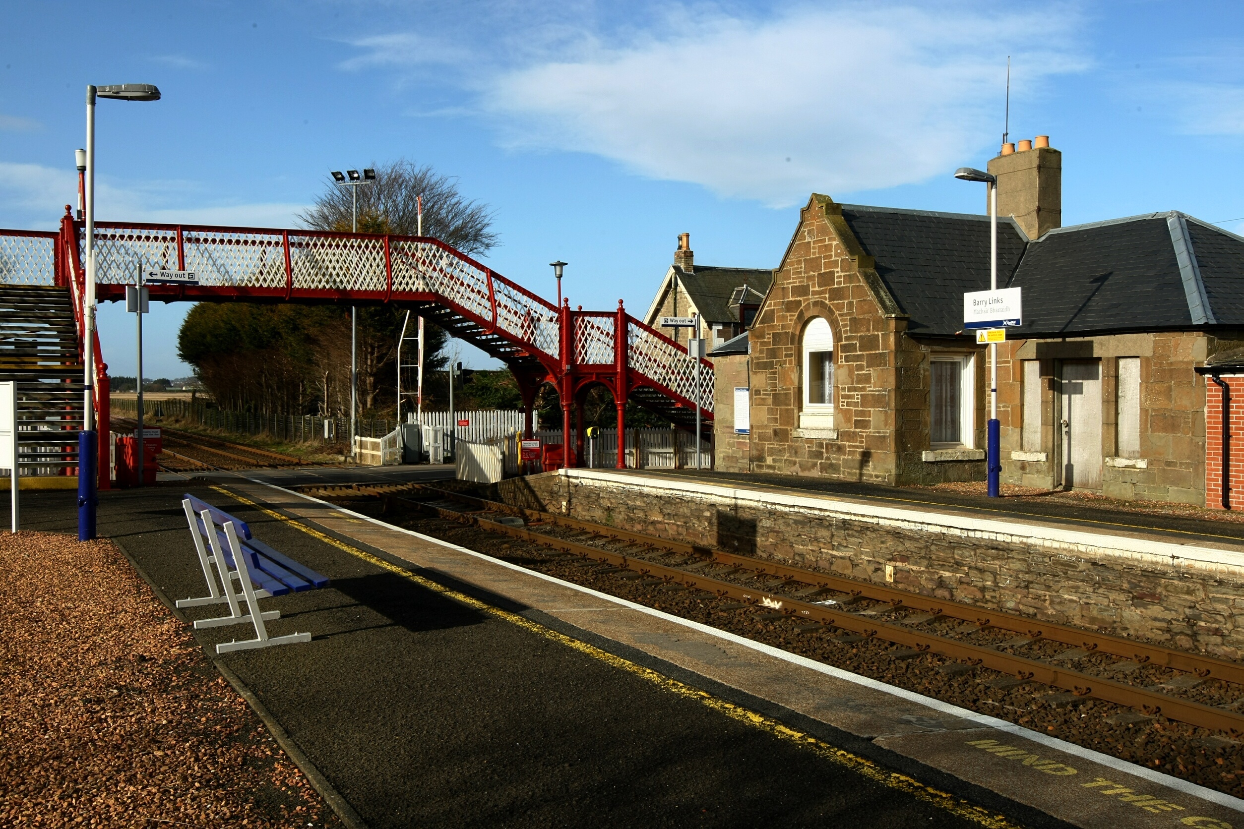 Barry Links station (Dougie Nicholson / DC Thomson)