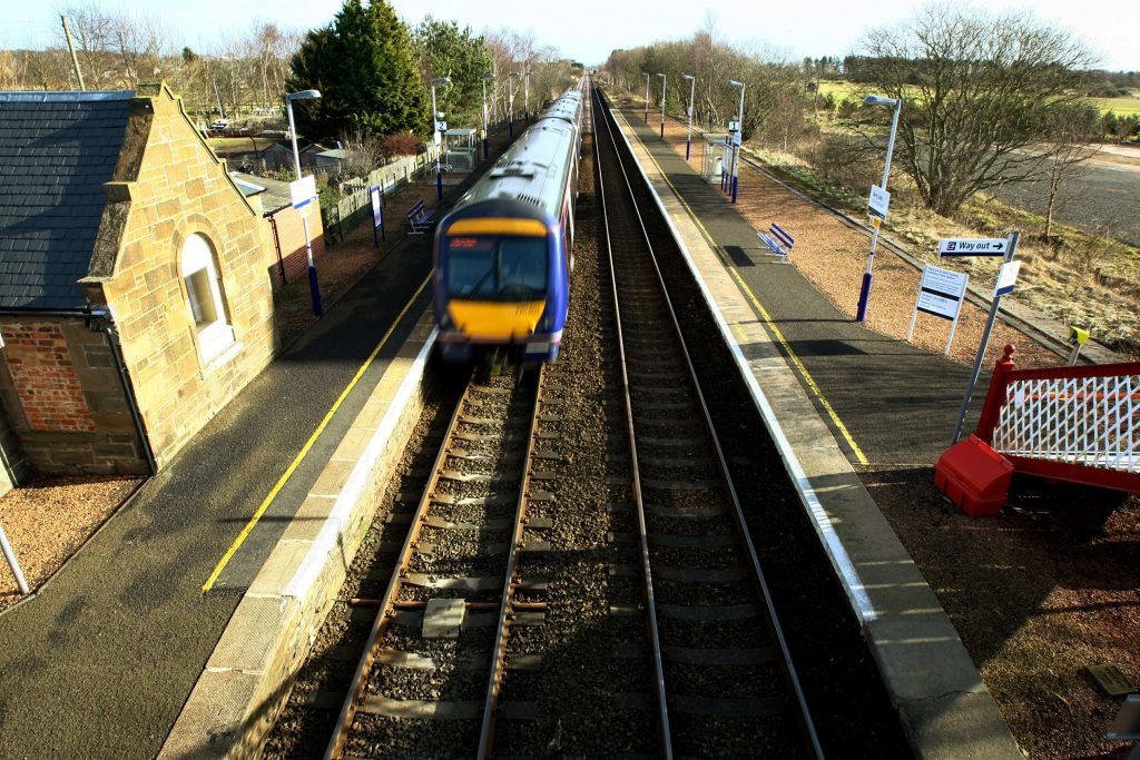 Barry Links station, near Carnoustie, is the quietest in the UK (Dougie Nicholson / DC Thomson)