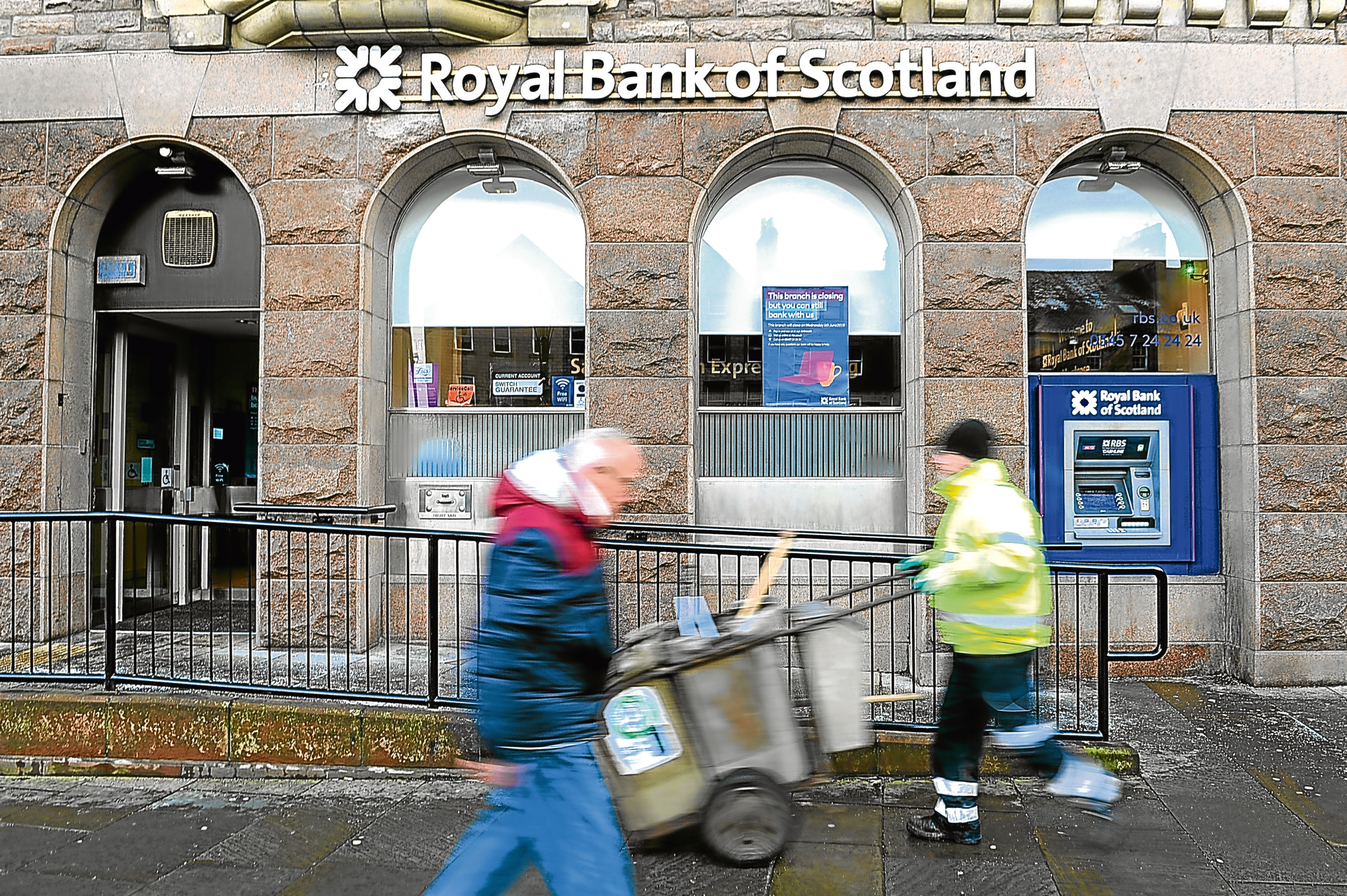 The UK is seeing a record rise in bank closures (Kim Cessford / DC Thomson)