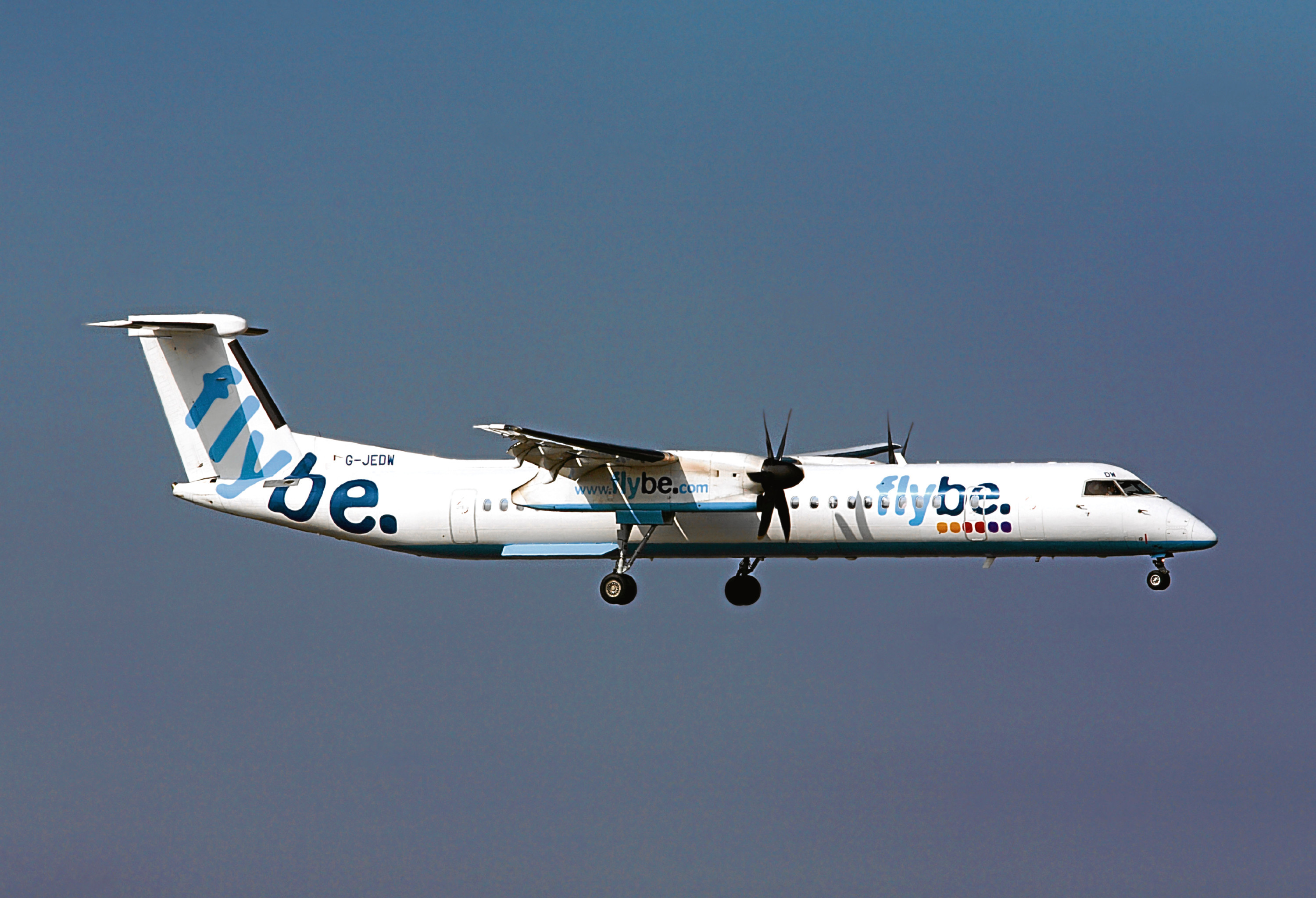 A FlyBe flight