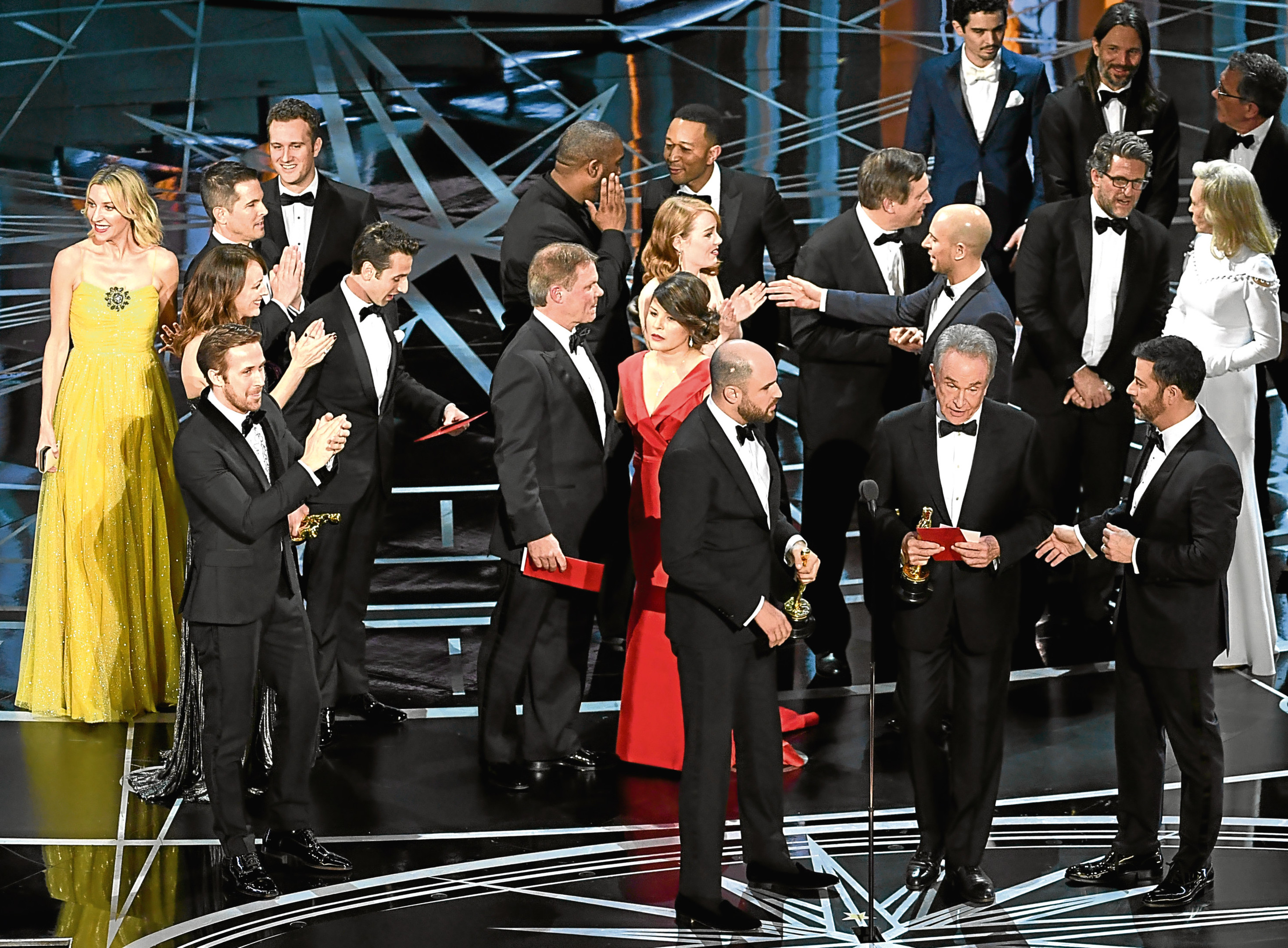 Onstage during the 89th Annual Academy Awards (Getty Images)