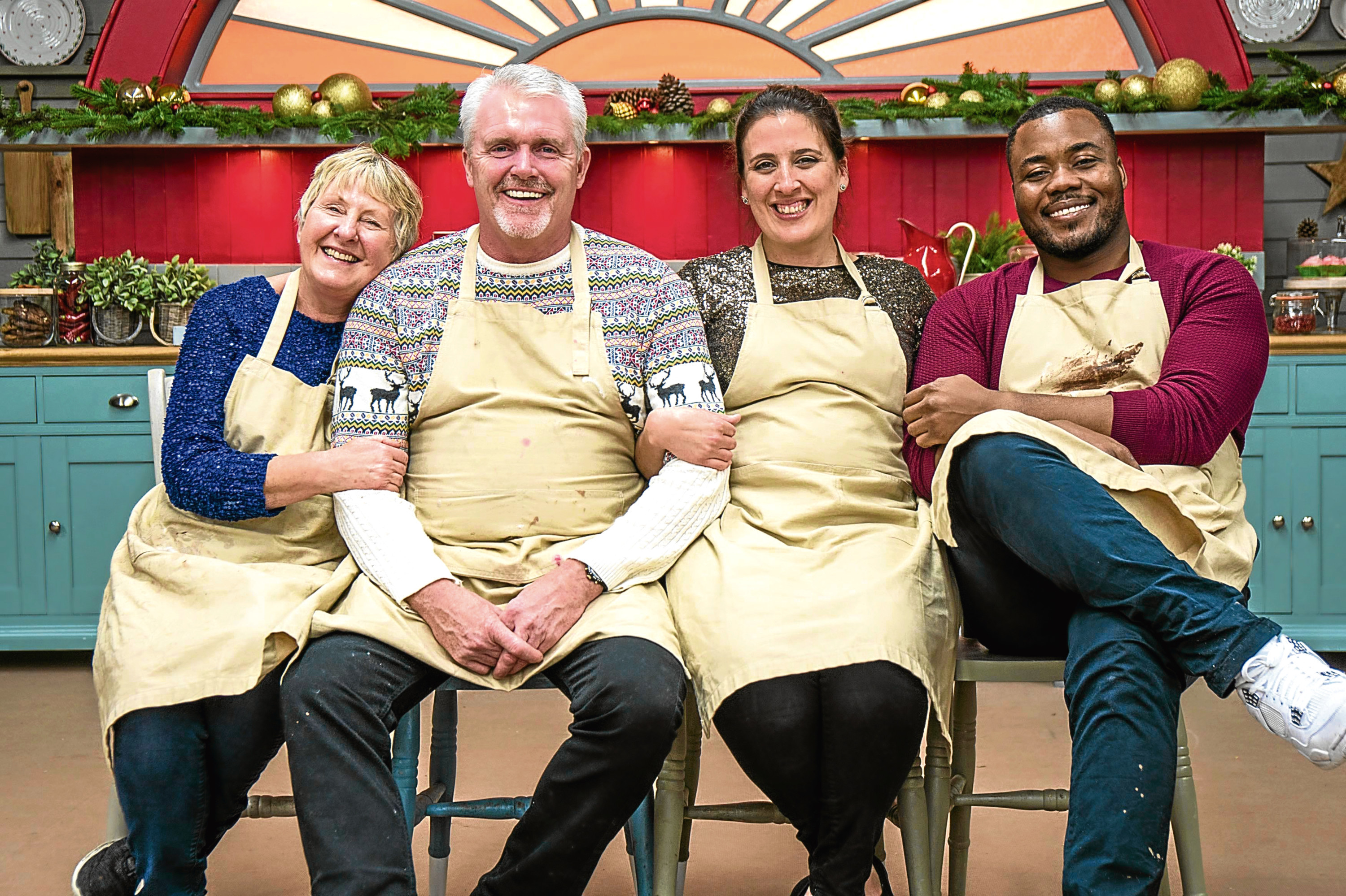 The Great British Bake Off: Xmas Special - (Val, Paul, Becca and Selasi) (Channel 4)