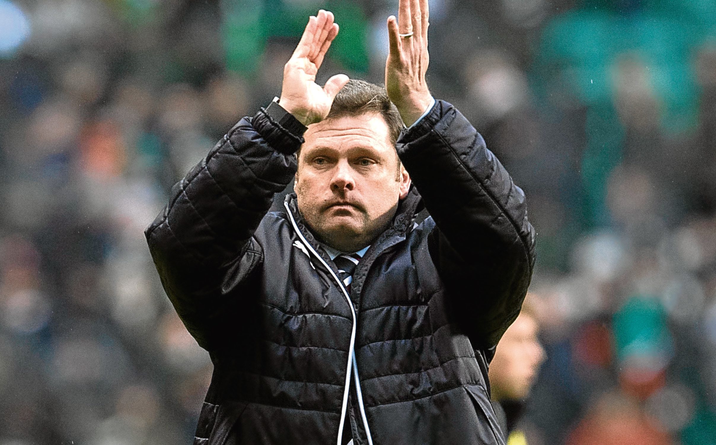 Rangers manager Graeme Murty at full-time (SNS Group)