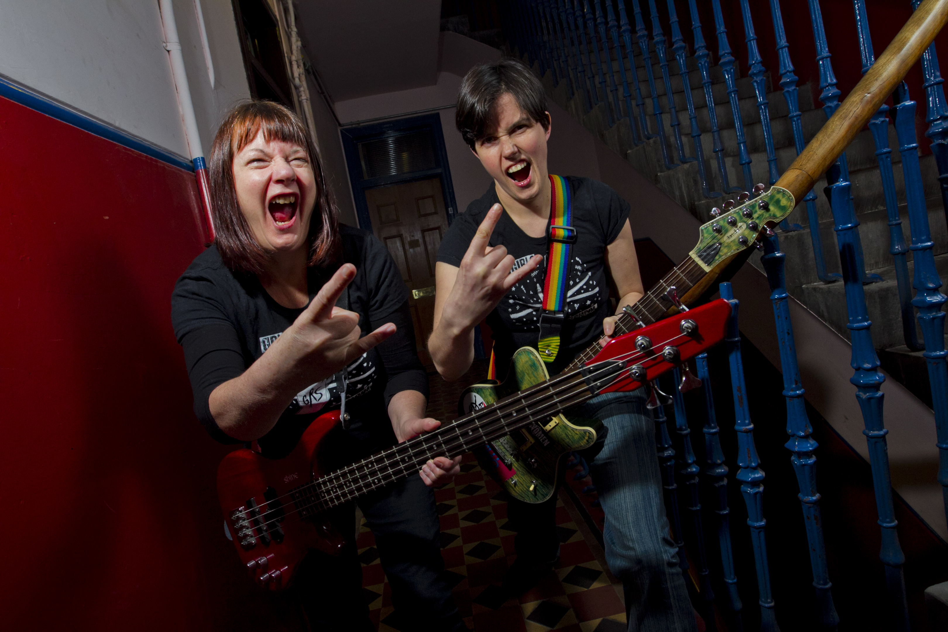 Fiona Watt, and Caro Kemp, who run Girls Rock School (Andrew Cawley / DC Thomson)