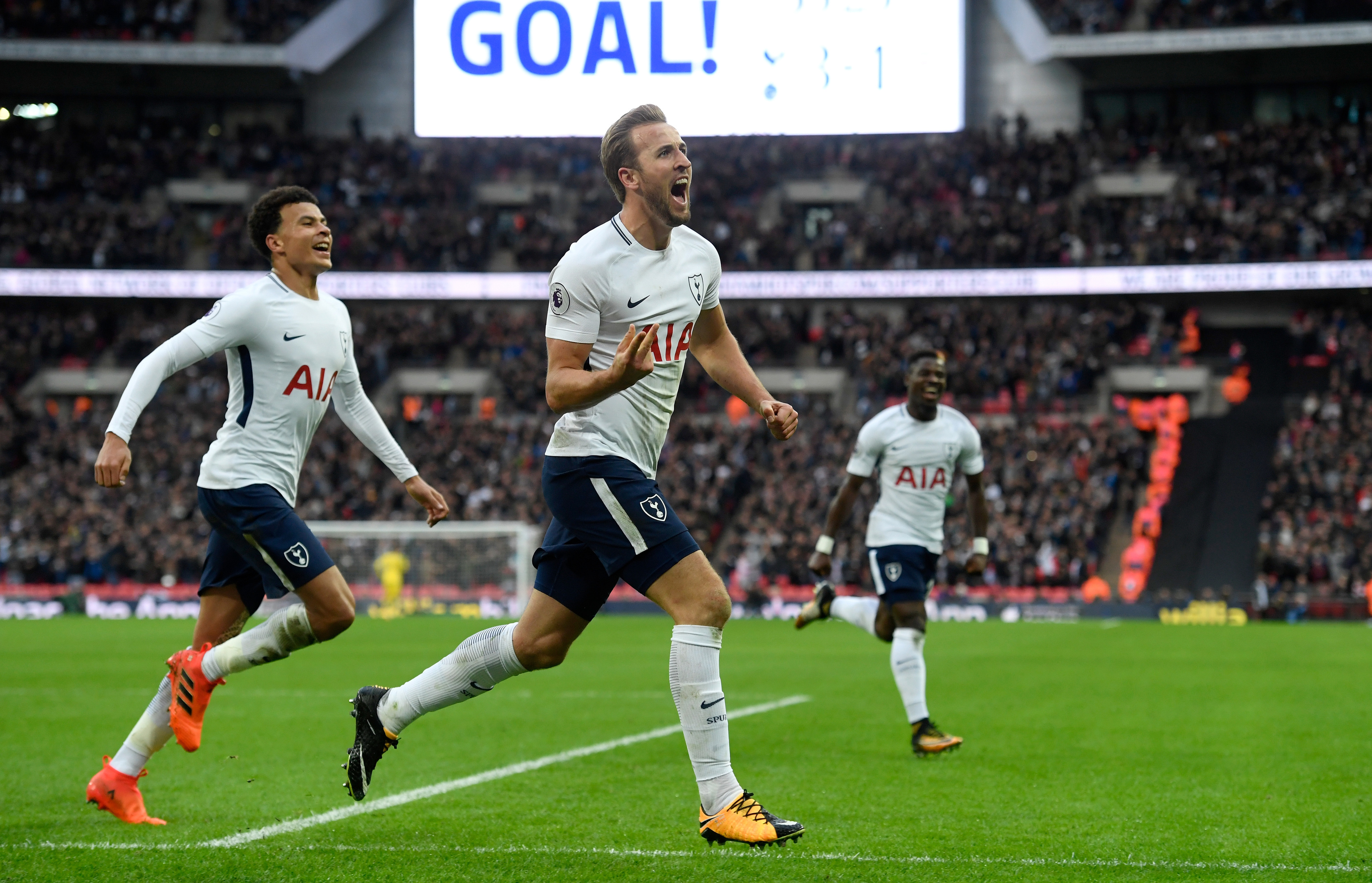 Spurs ran riot against Liverpool at Wembley back in October (Stu Forster/Getty Images)