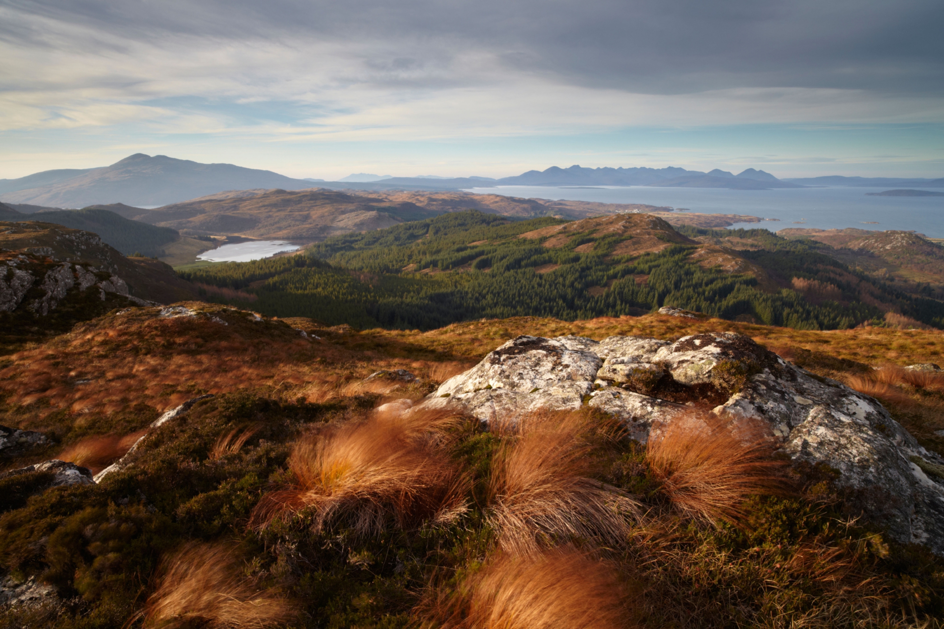 View towards the Isle of Skye from Plockton Crags.