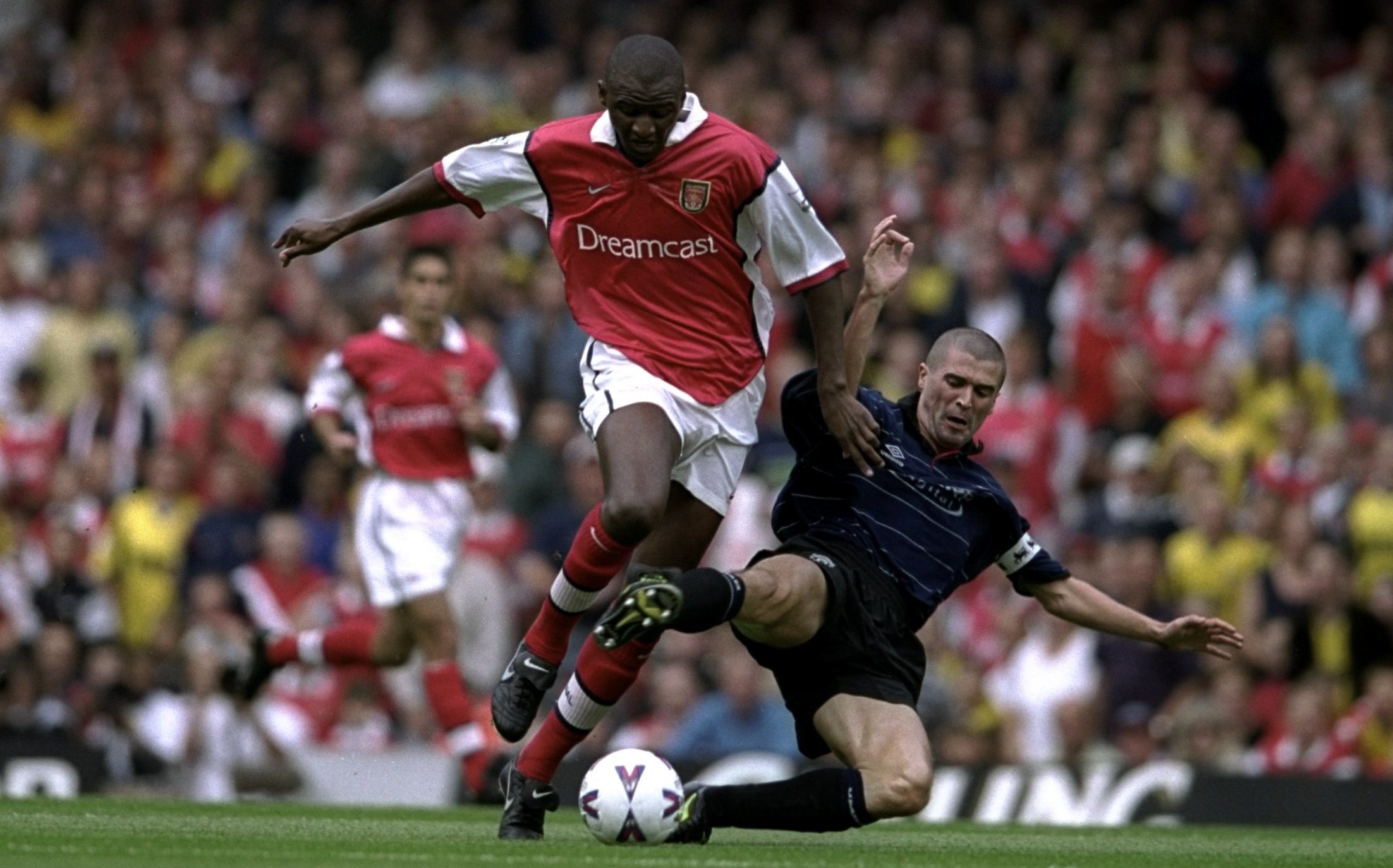 Vieira v Keane, 1999 (Clive Brunskill /Allsport)
