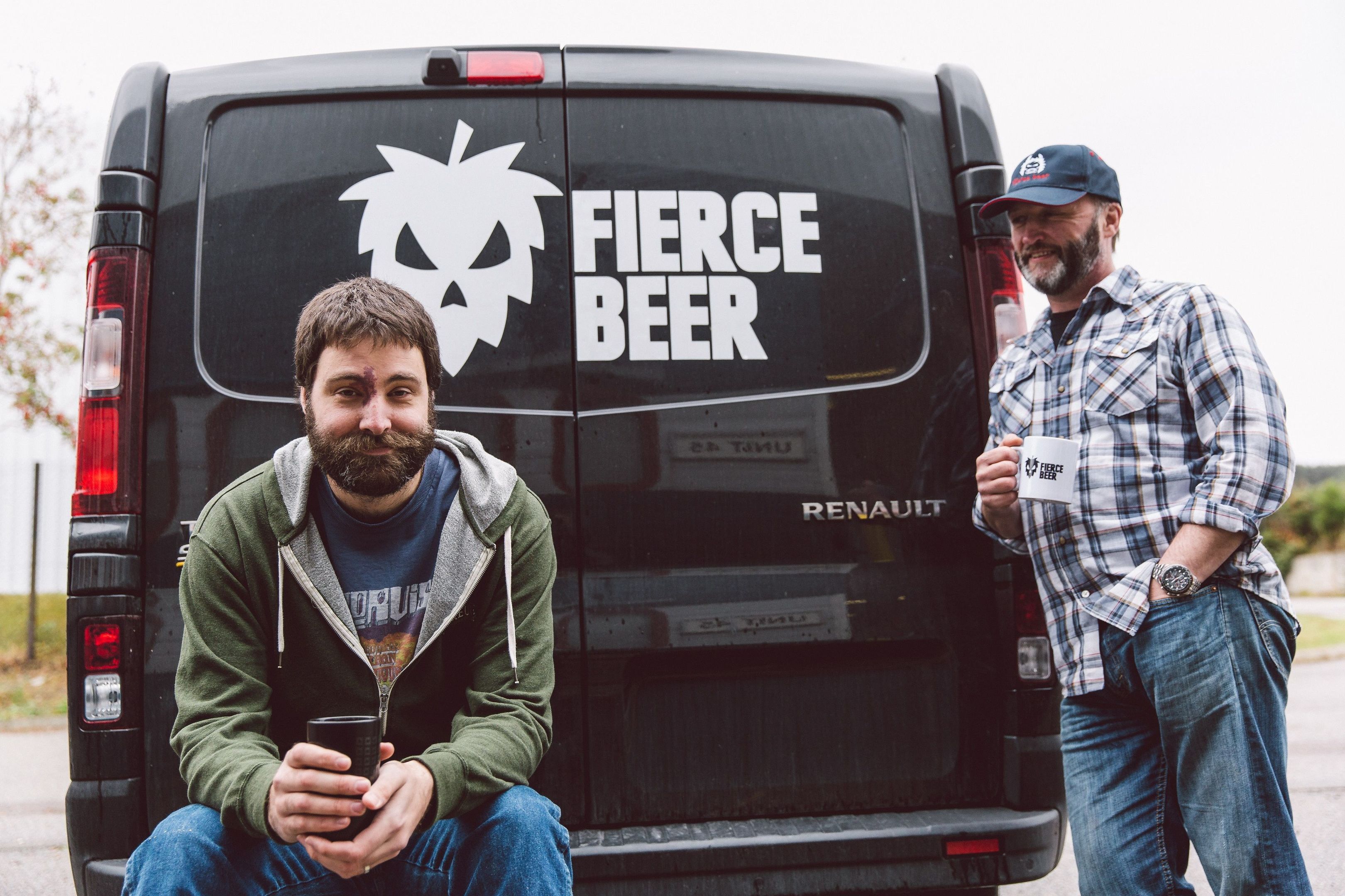 Dyce-based Fierce Beer's operations director Dave McHardy  (left) and managing director Dave Grant (Fierce Beer/Co-op/PA Wire)
