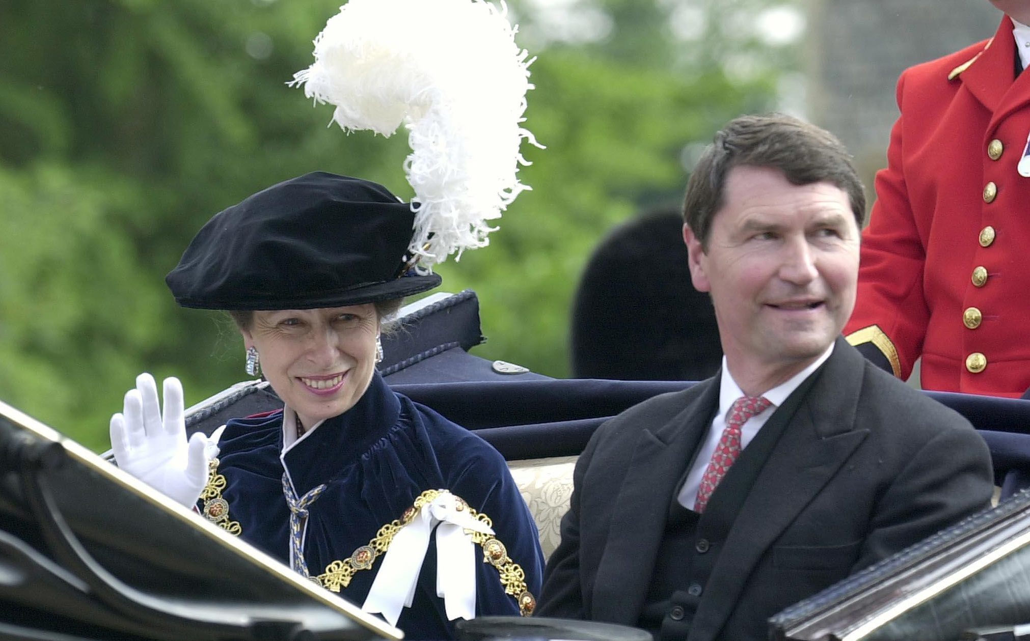 The Princess Royal and Captain Tim Laurence (PA)