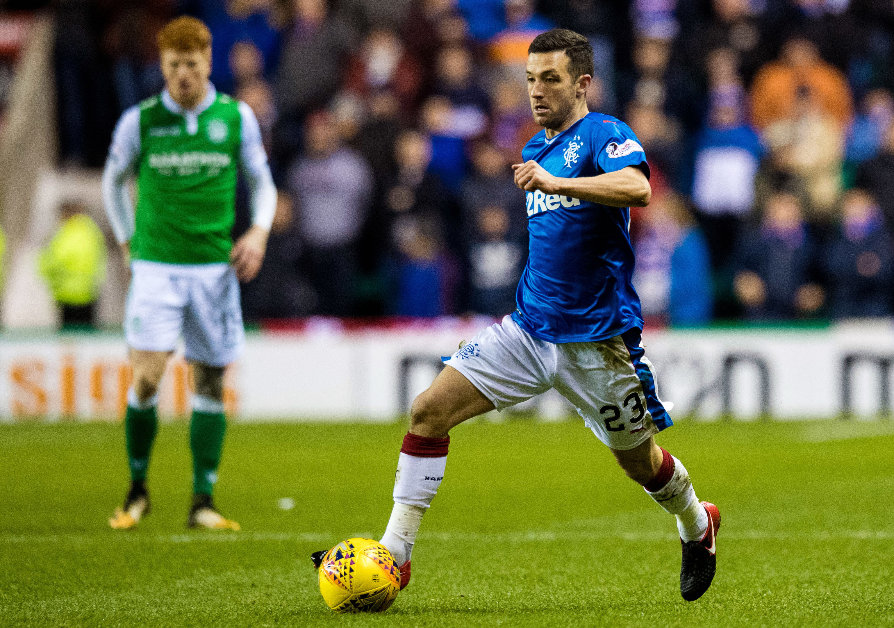 Jason Holt in action for Rangers (SNS)