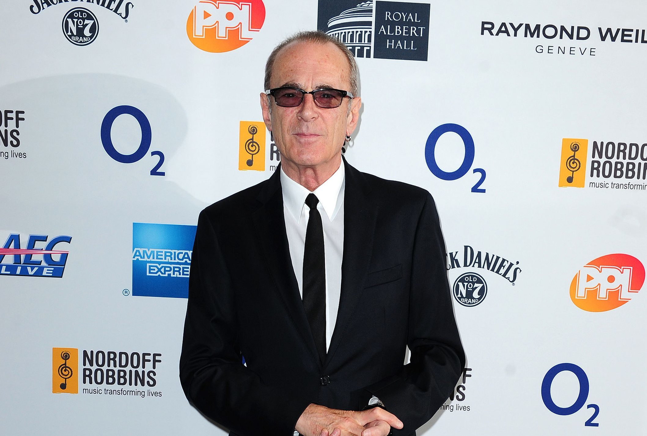 Francis Rossi arriving at the O2 Silver Clef awards Awards at the Hilton Hotel, London (PA).