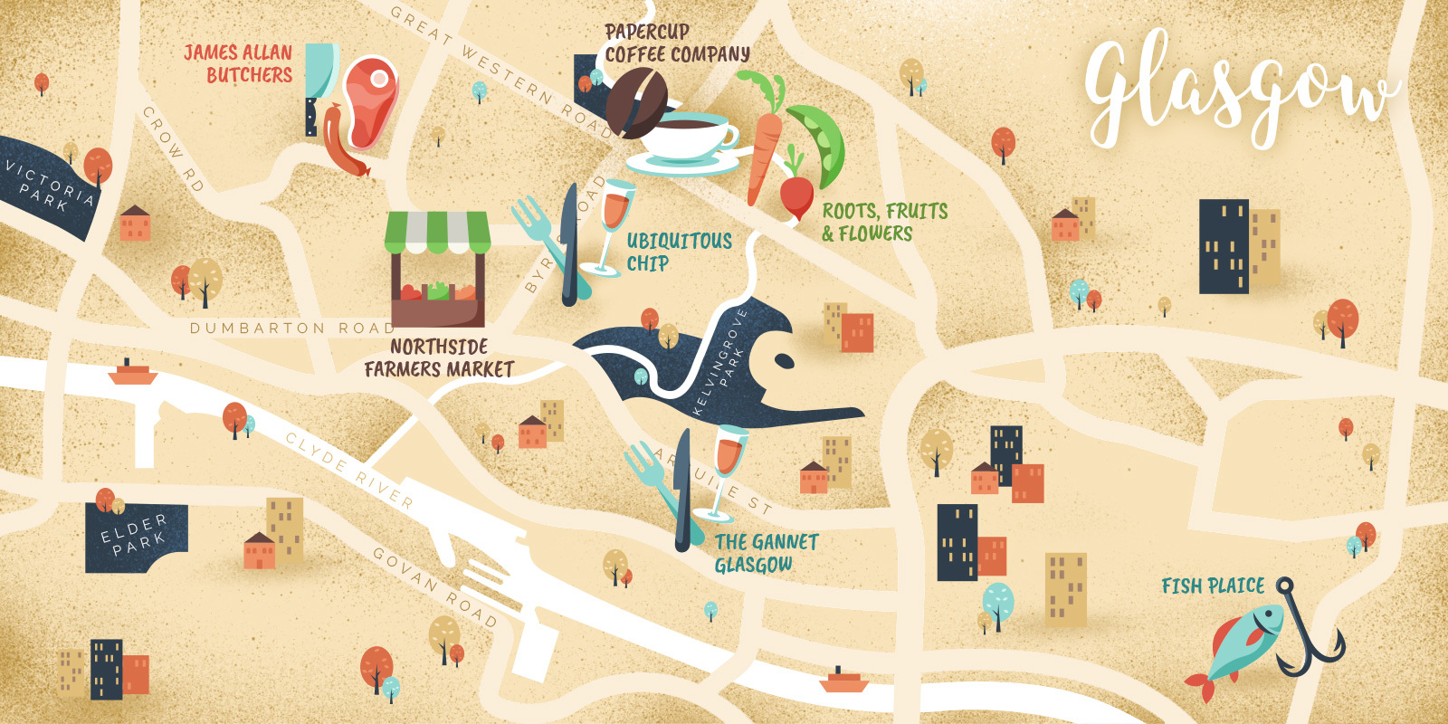 A food blogger has teamed up with Leisure Cookers to create a Glasgow Foodie Map