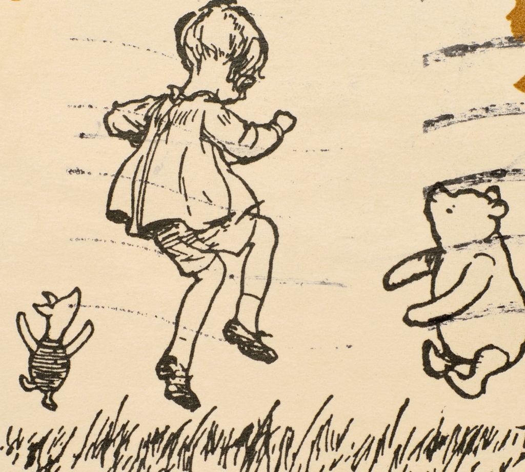 A.A. Milne's Winnie The Pooh, Christopher Robin and Piglet characters, illustrated by E. H. Shepard. (iStock)