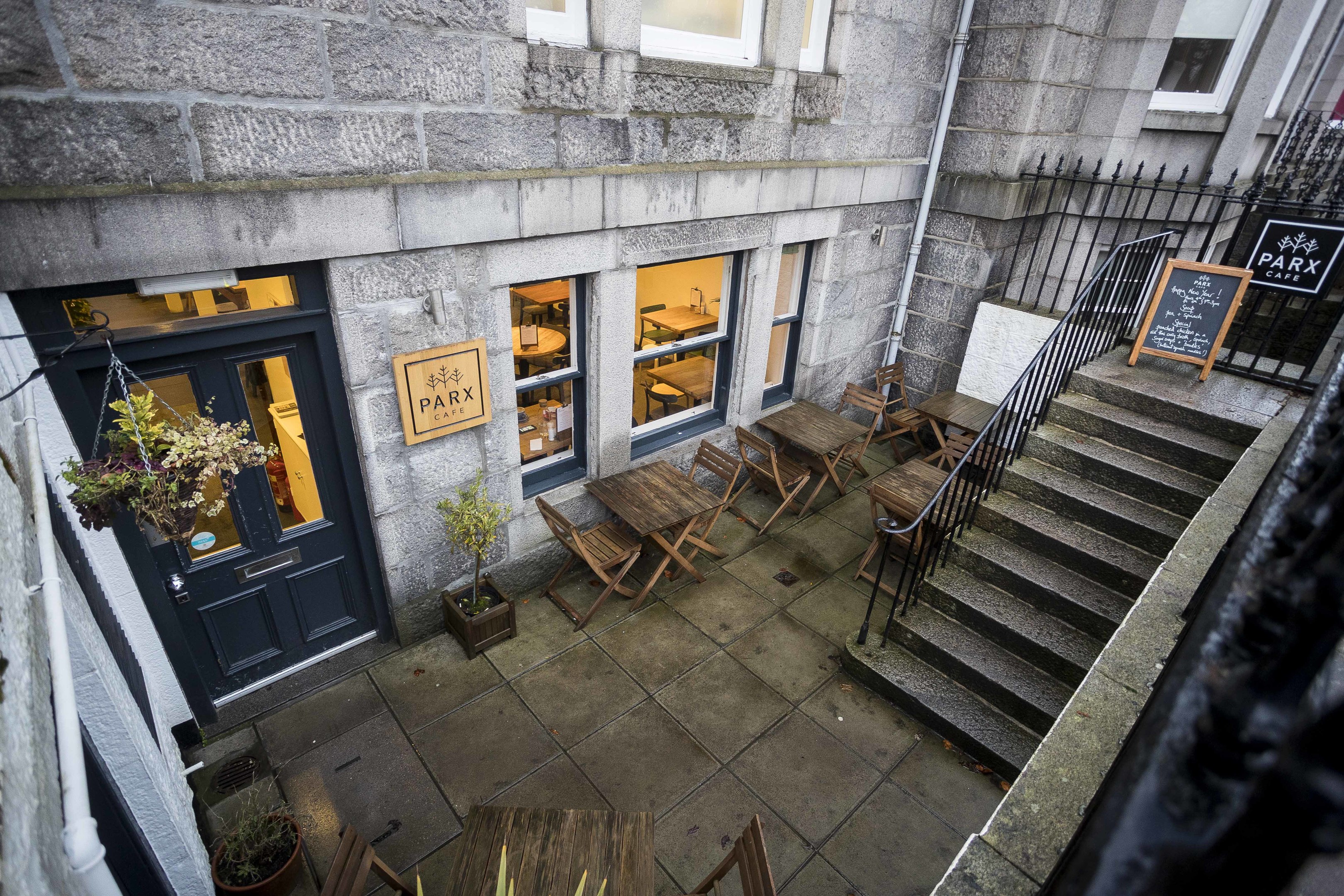 Parx Cafe, Rubislaw Terrace (Derek Ironside/Newsline Media)