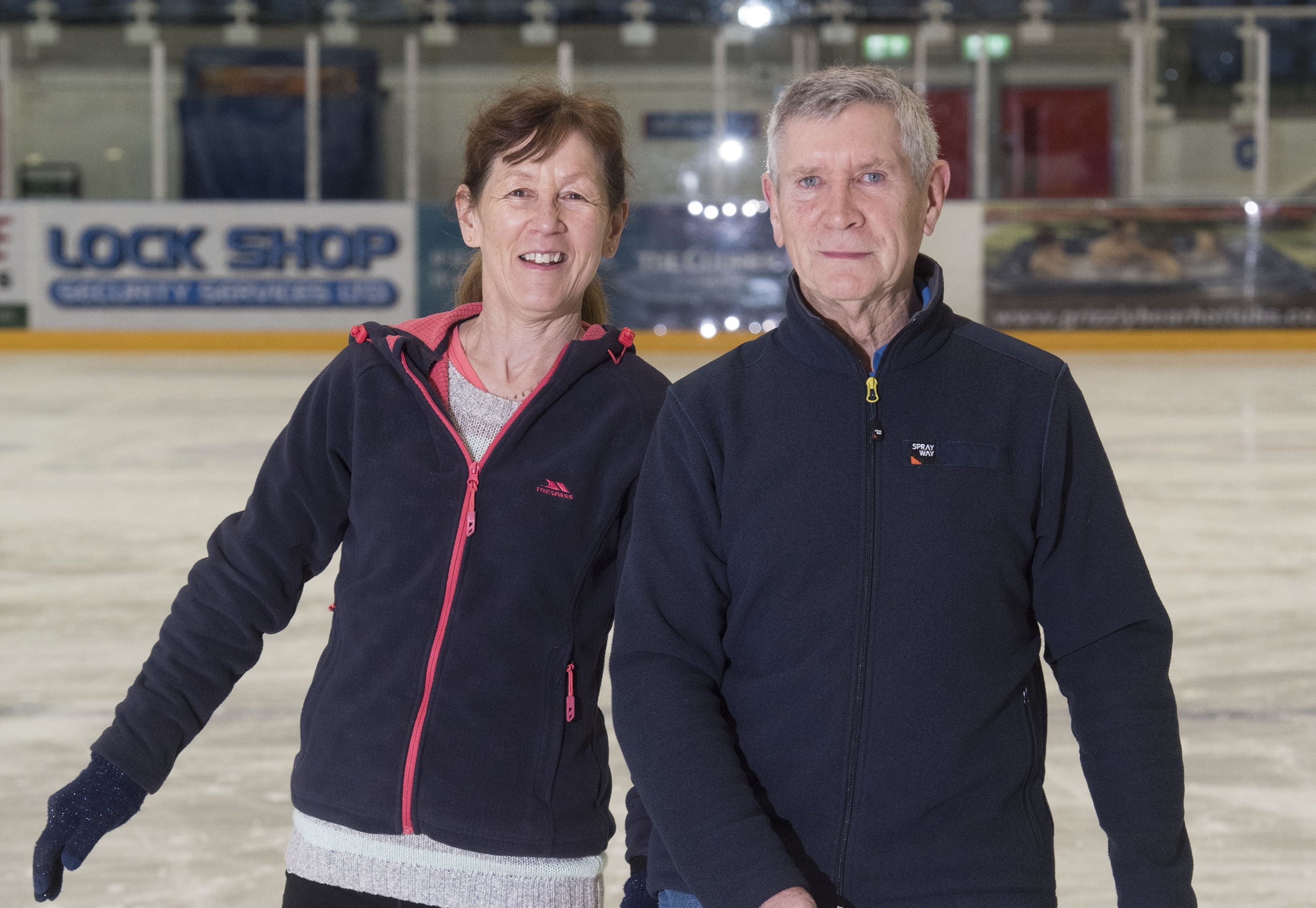 Learn to skate class members Will Rowbottom and Ann Reed (Alan Richardson/ Pix-AR.co.uk)
