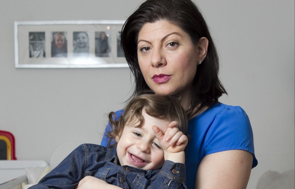 Maria Capasso and her toddler son, Diego (Andrew Cawley/DC Thomson)