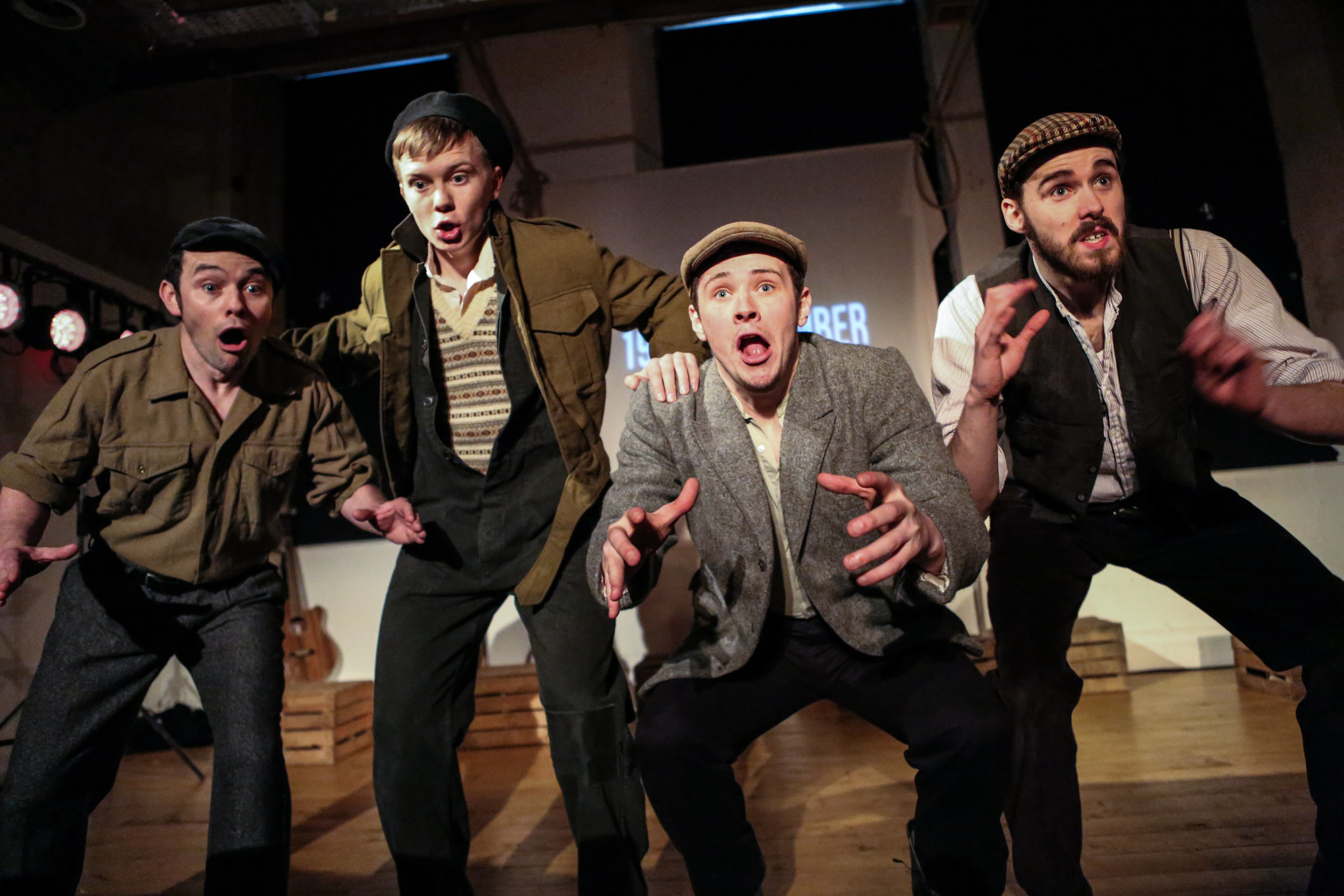 The cast of 549: Scots of the Spanish Civil War (Jassy Earl Photography )