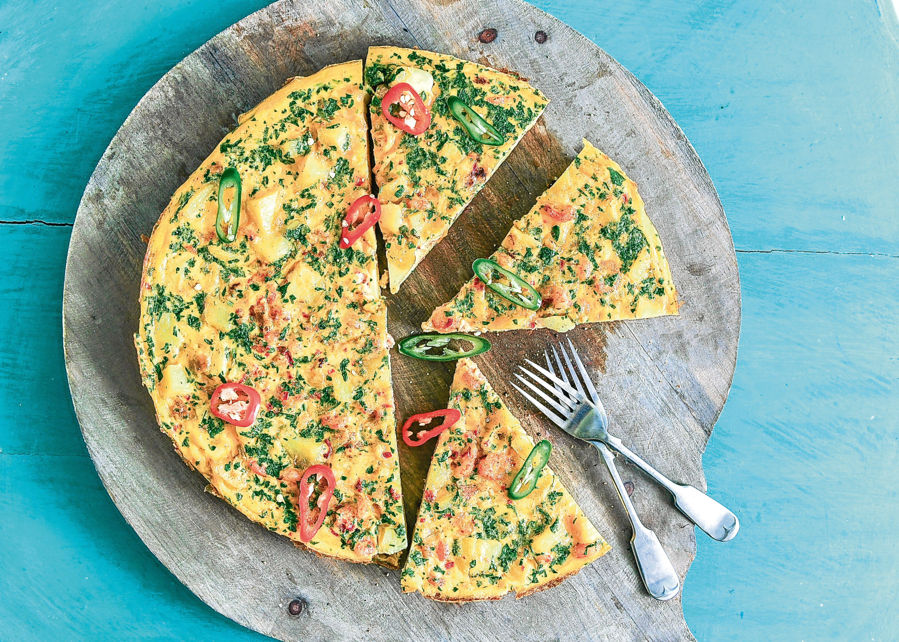 Meals for under £10: Spicy Prawn Frittata - The Sunday Post