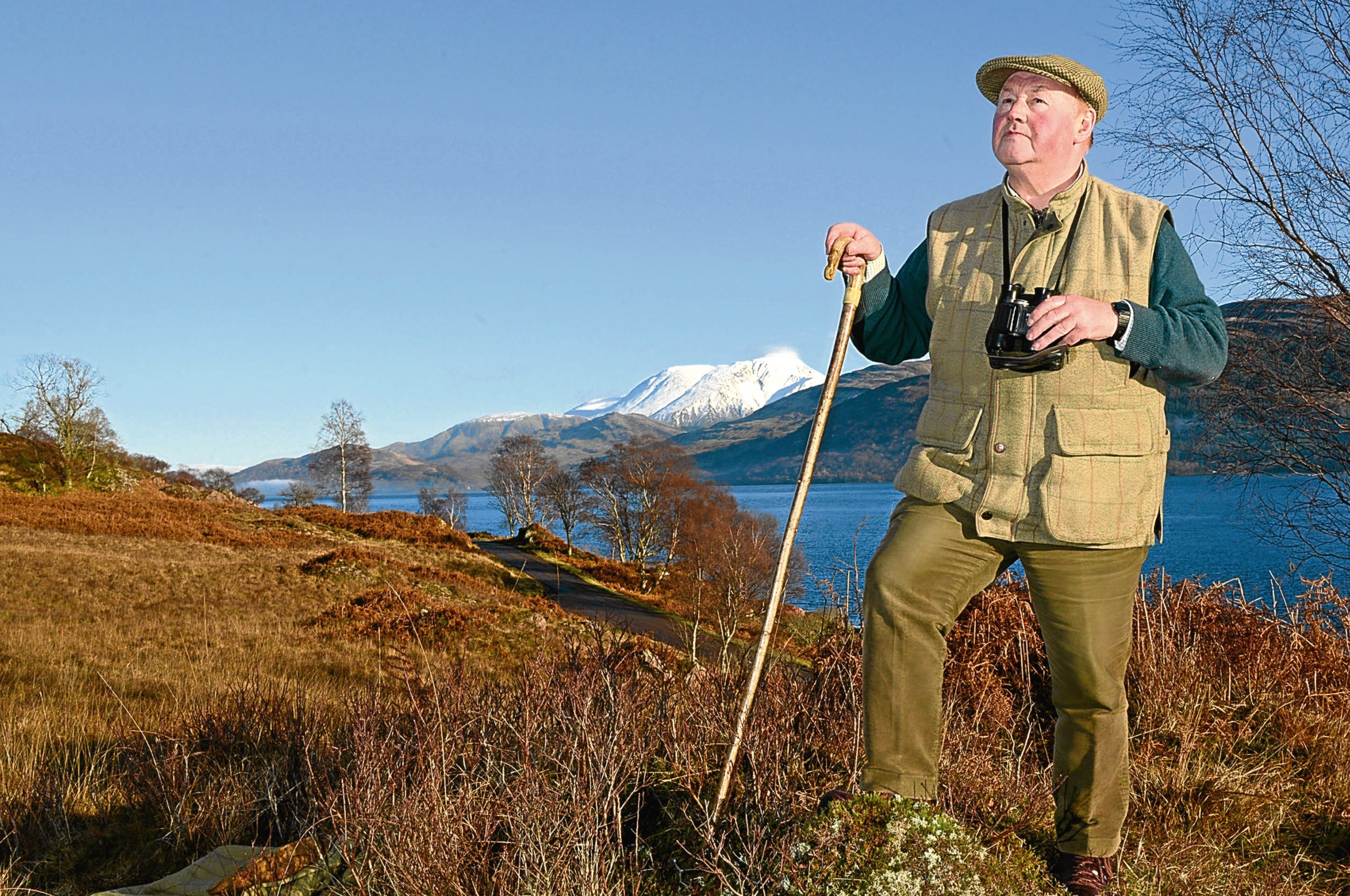 Iain Thorber in the hills around his home, which he regularly climbs. (Iain Ferguson, The Wright Image)