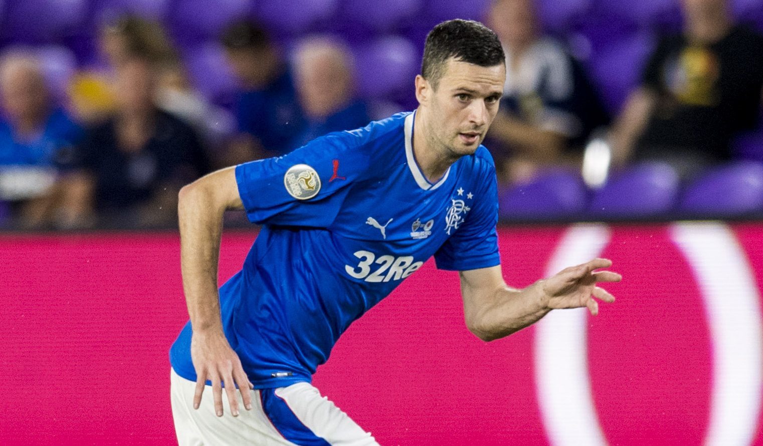 New signing Jamie Murphy in action for Rangers (SNS Group)