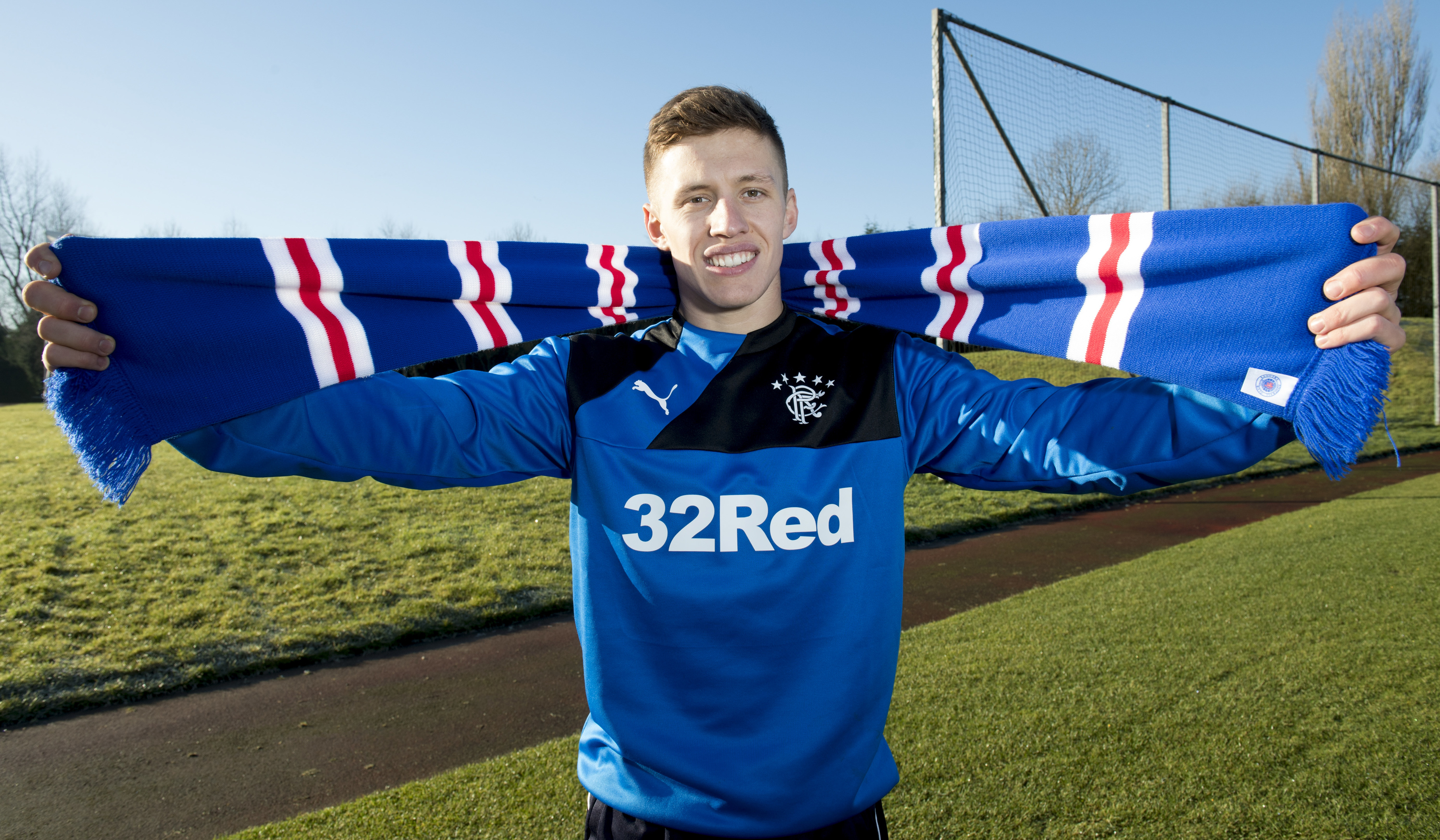 Rangers' Greg Docherty is unveiled to the media (SNS Group / Craig Foy)
