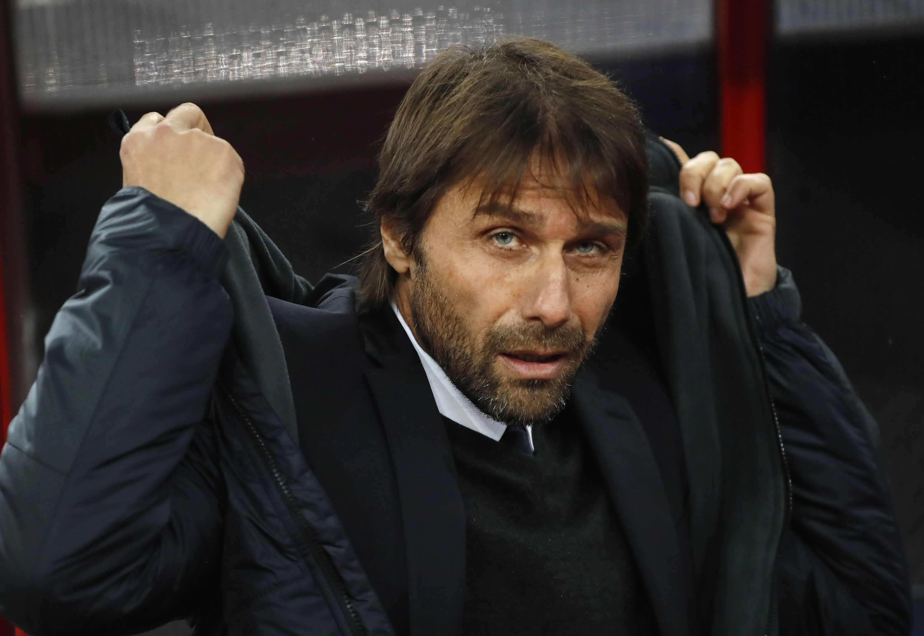 Chelsea head coach Antonio Conte (AP Photo/Pavel Golovkin)