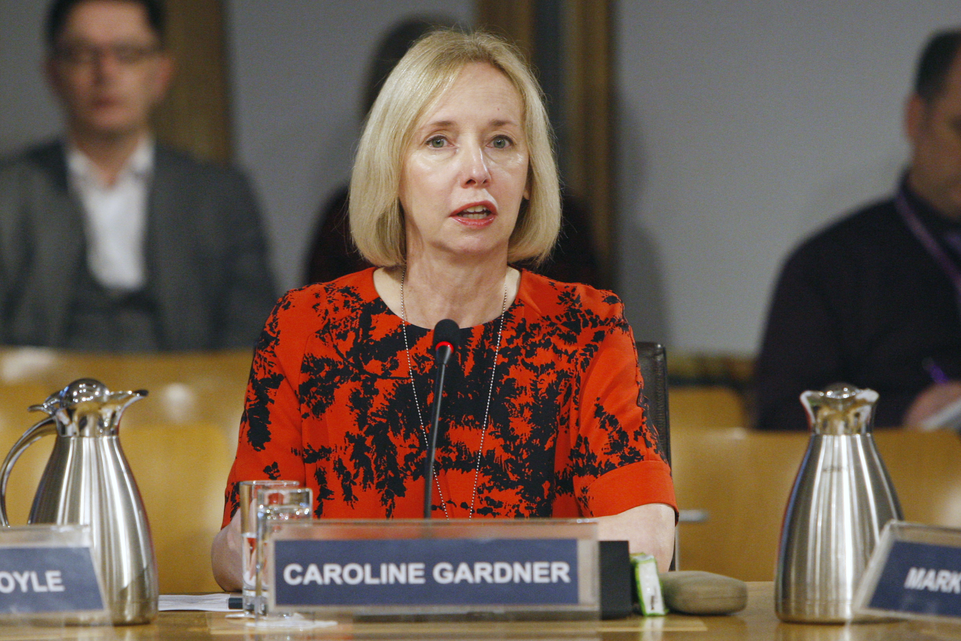 Caroline Gardner, Auditor General for Scotland appears before the Public Audit and Post-legislative Scrutiny Committee to give evidence on The 2016/17 audit of the Scottish Police Authority. (Andrew Cowan/Scottish Parliament)