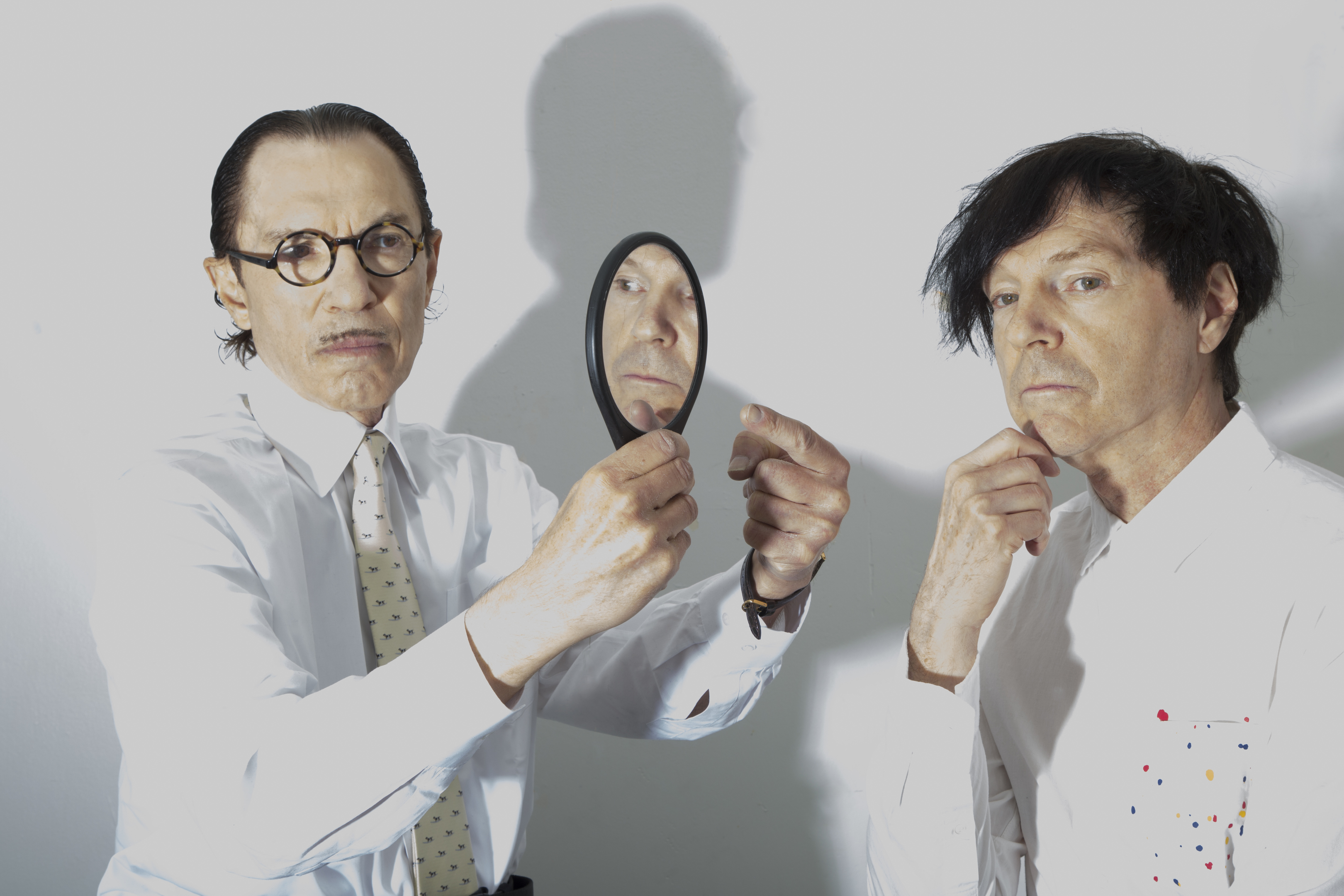 Russell Mael (right) and brother Ron make up Sparks