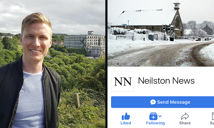 Stewart McKenzie is the creator of the Neilston News Facebook page