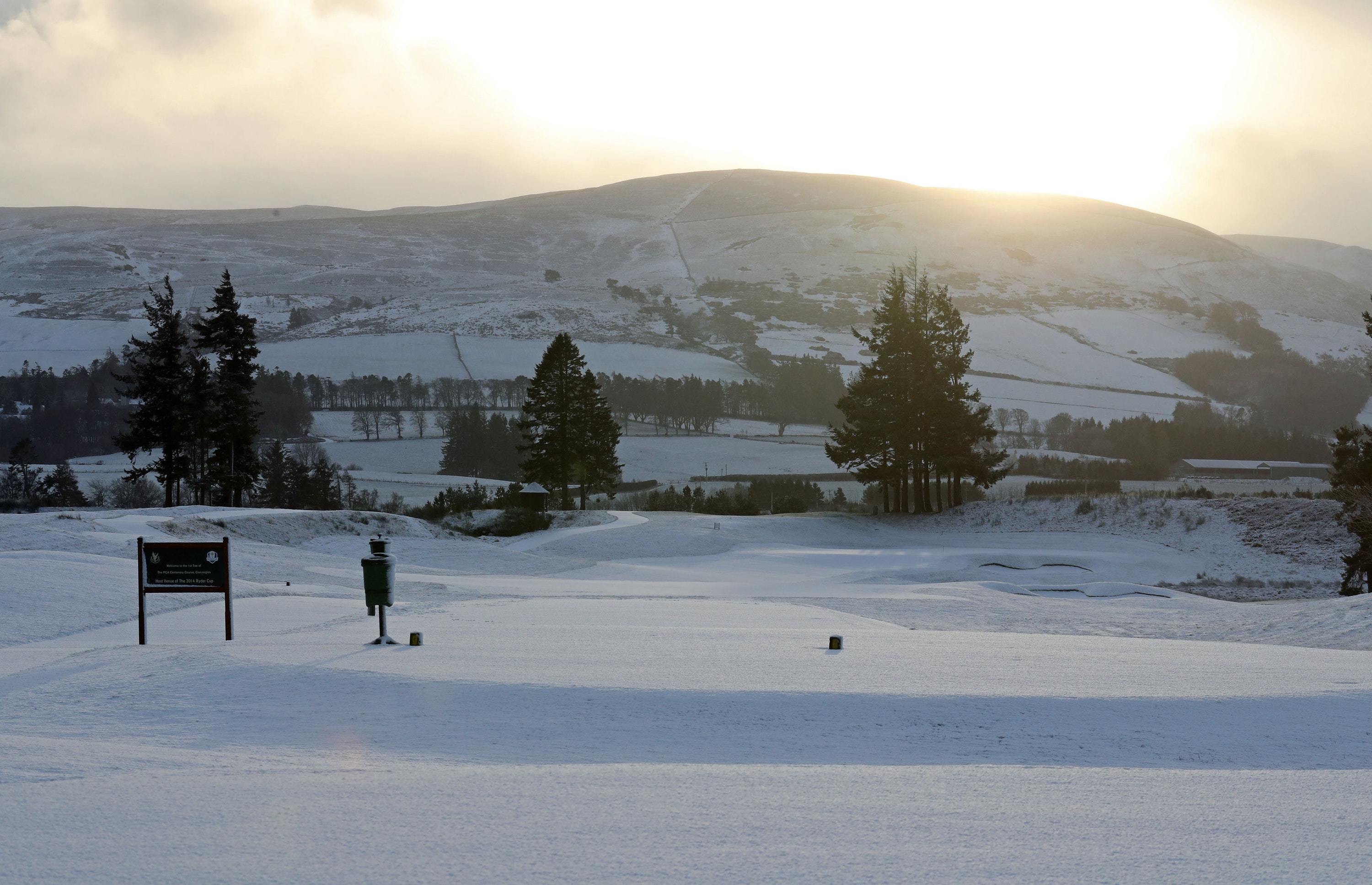 The first tee at Gleneagles (Andrew Milligan / PA)
