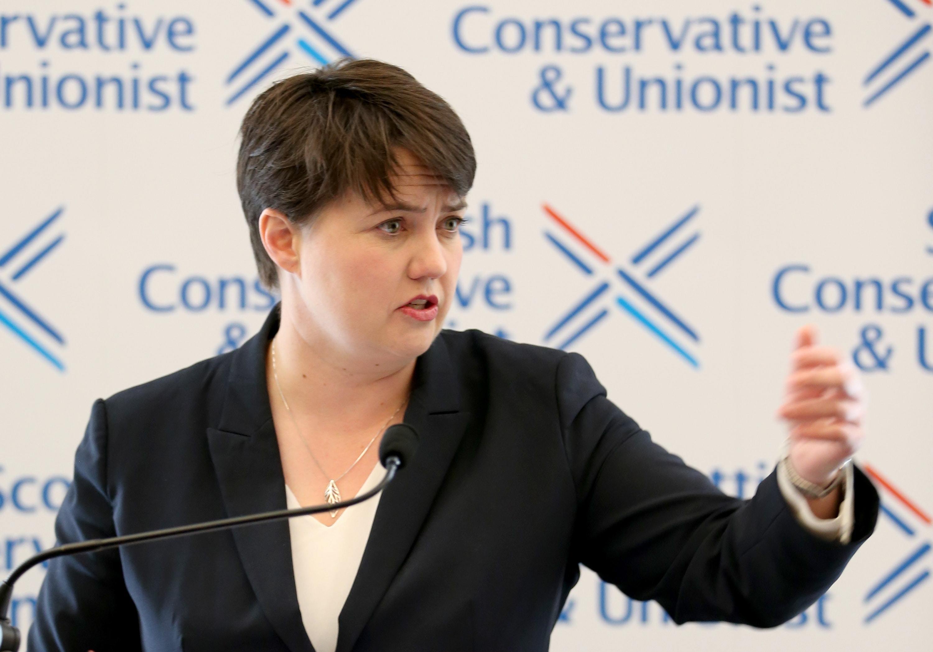 Scottish Conservative leader Ruth Davidson (Jane Barlow/PA)