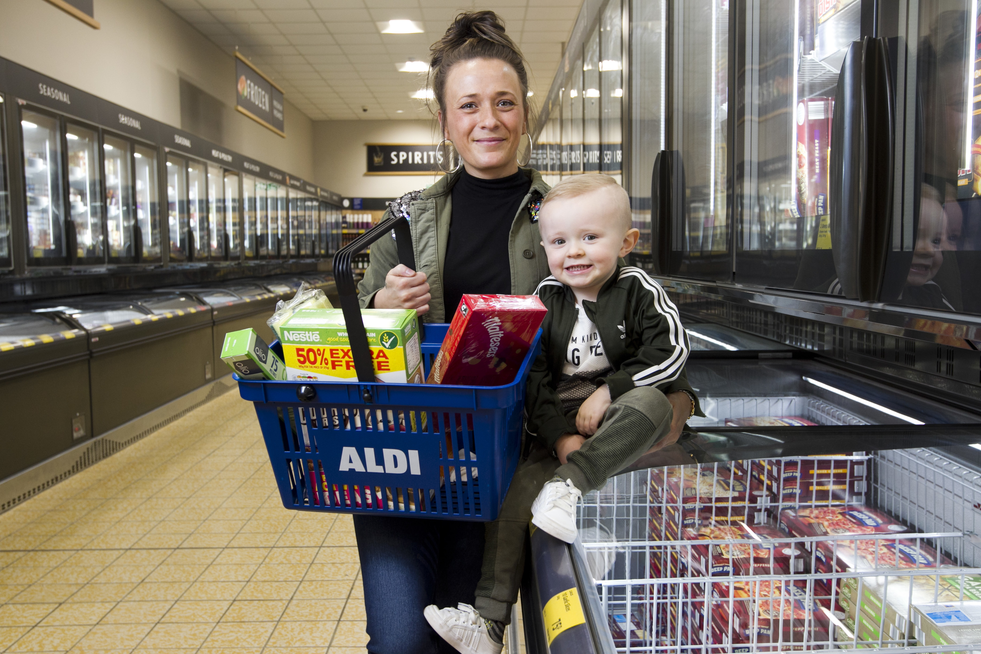 Amanda Allan, from Clydebank, with son Kyle (Andrew Cawley)