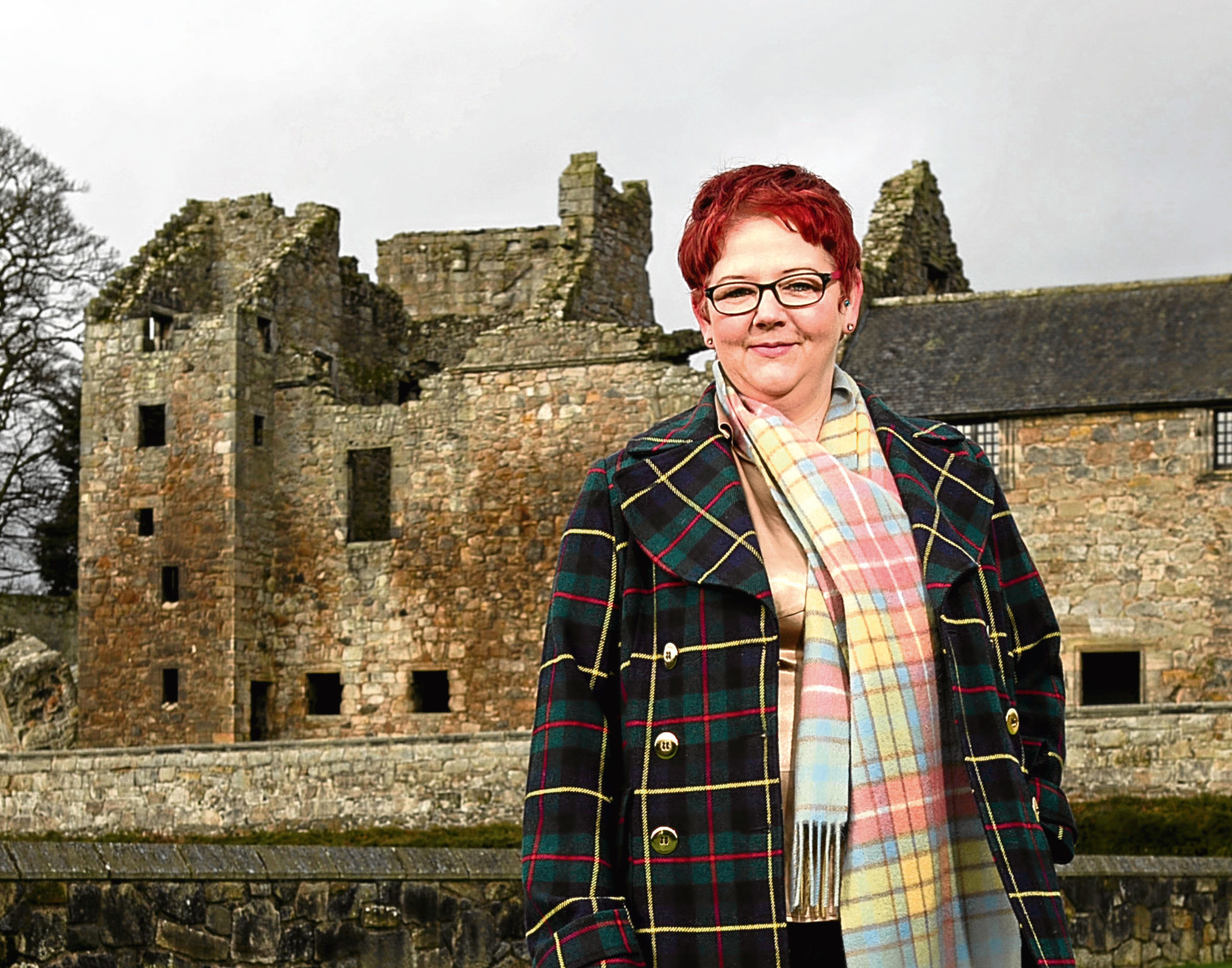 Shona Green at Aberdour Castle, near her home in Rosyth. (Andrew Cawley)