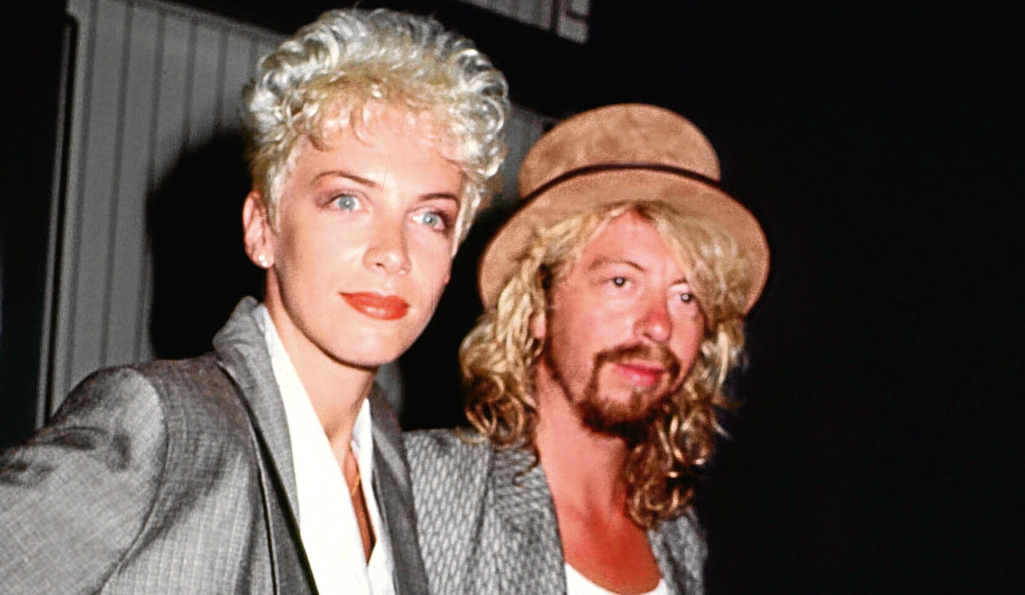 Annie Lennox and Dave Stewart of the Eurythmics in 1986 (Barry King/Alamy)