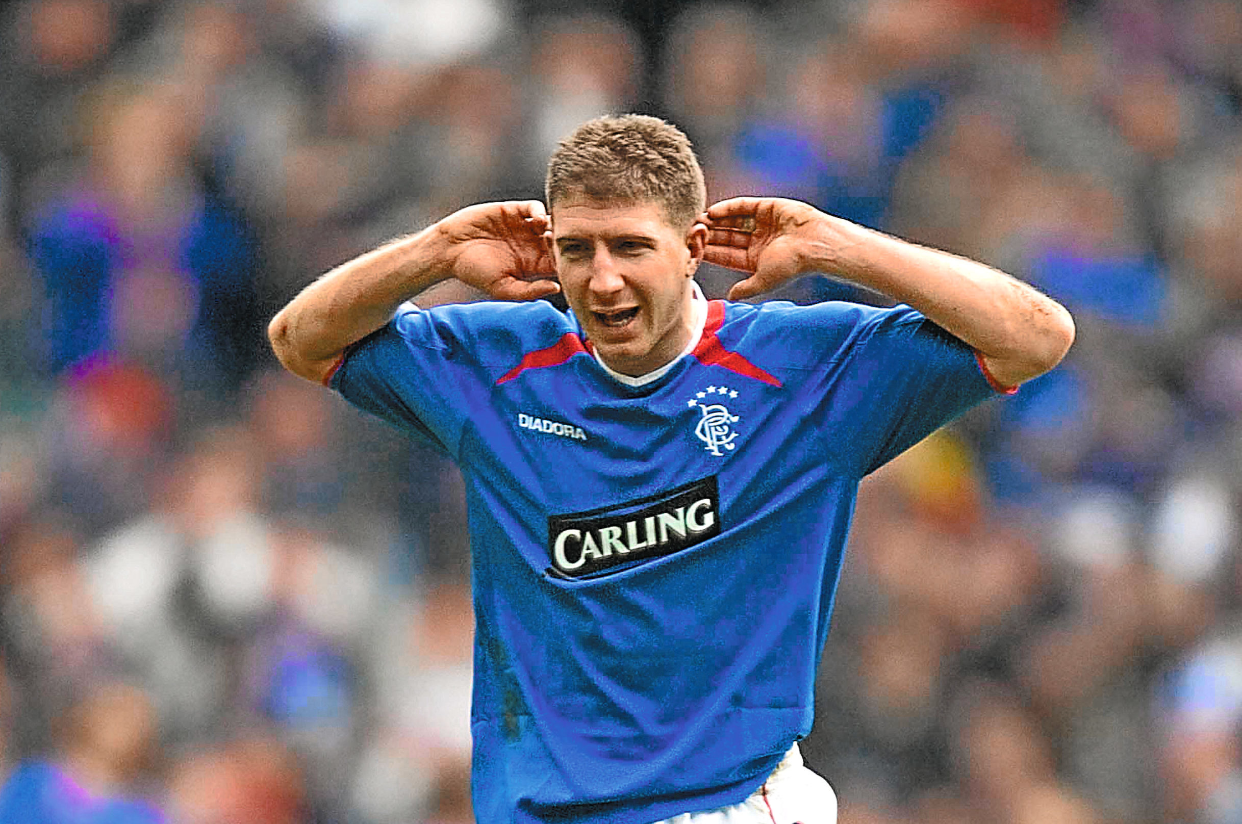 Gregory Vignal in action for Rangers (SNS)