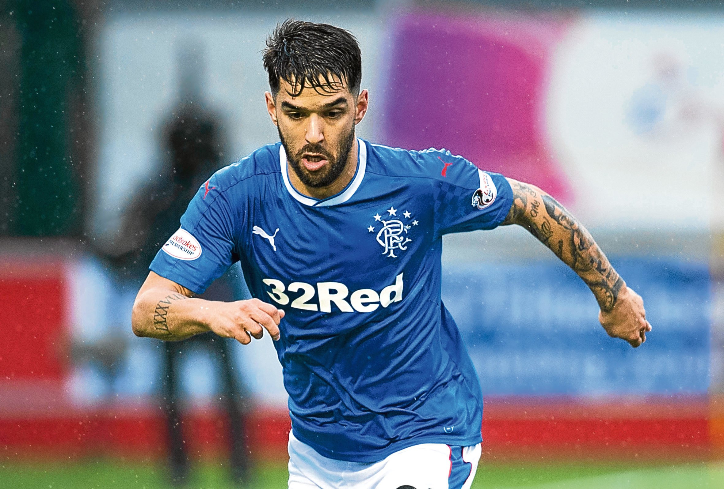 Daniel Candeias in action for Rangers (SNS)