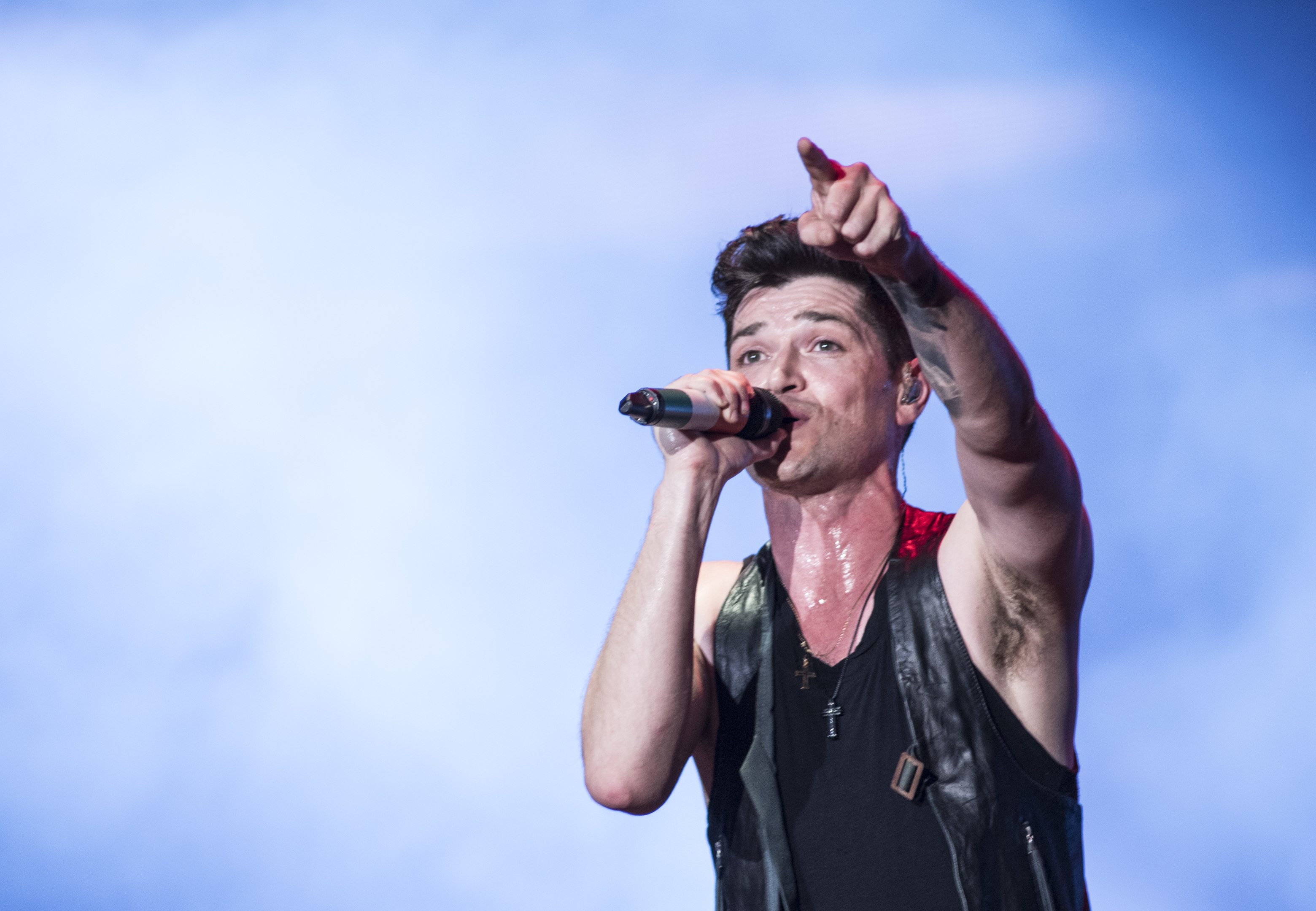 Danny O'Donoghue on stage (Raphael Dias/Getty Images)