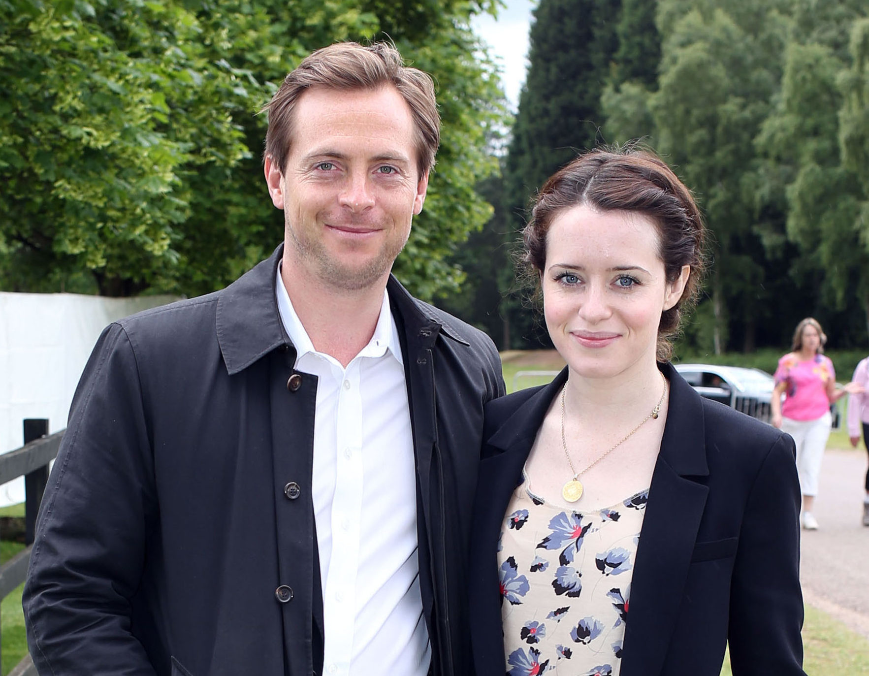 Claire Foy and Stephen Campbell Moore (Steve Parsons/PA Wire)