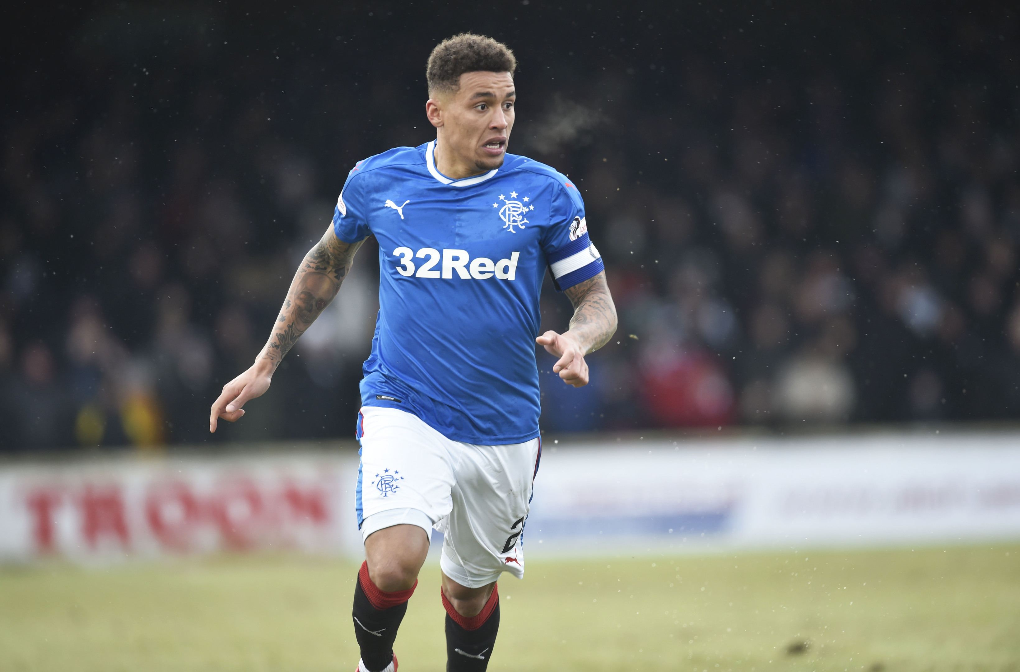 Rangers' James Tavernier in action (SNS)