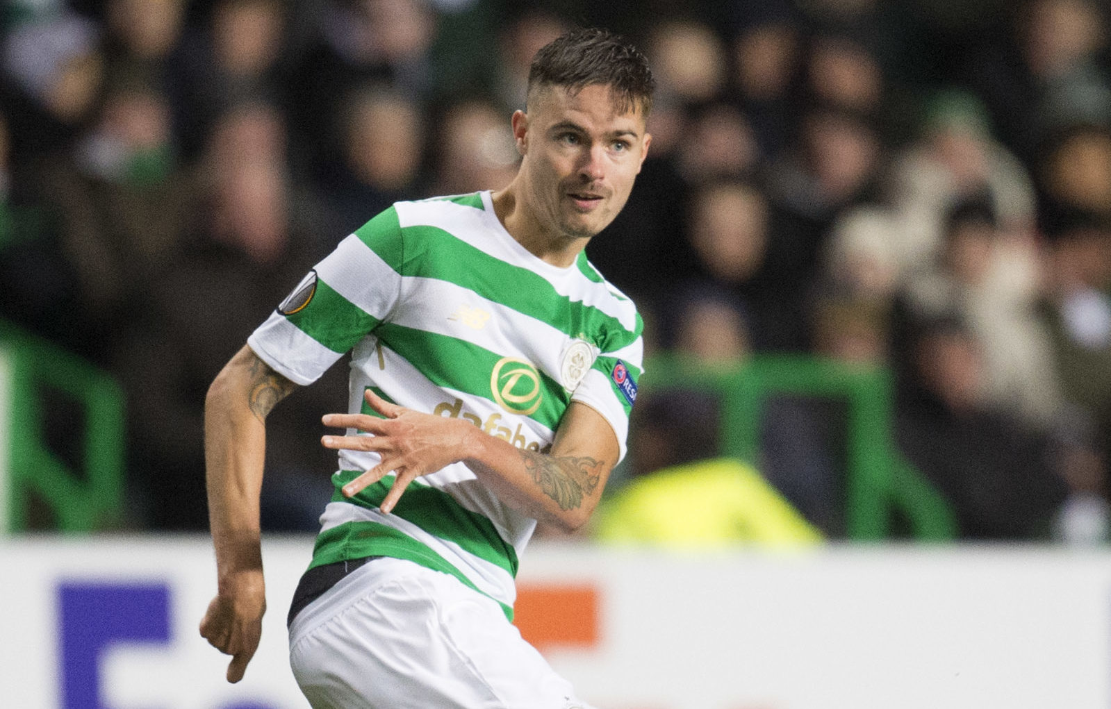 Celtic’s Mikael Lustig in action (SNS)